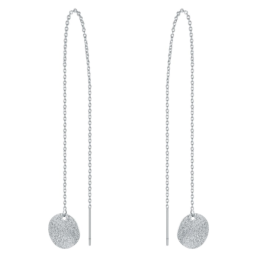 Eastside Ohrhänger Edelstahl in Silber 11,1 mm Damen