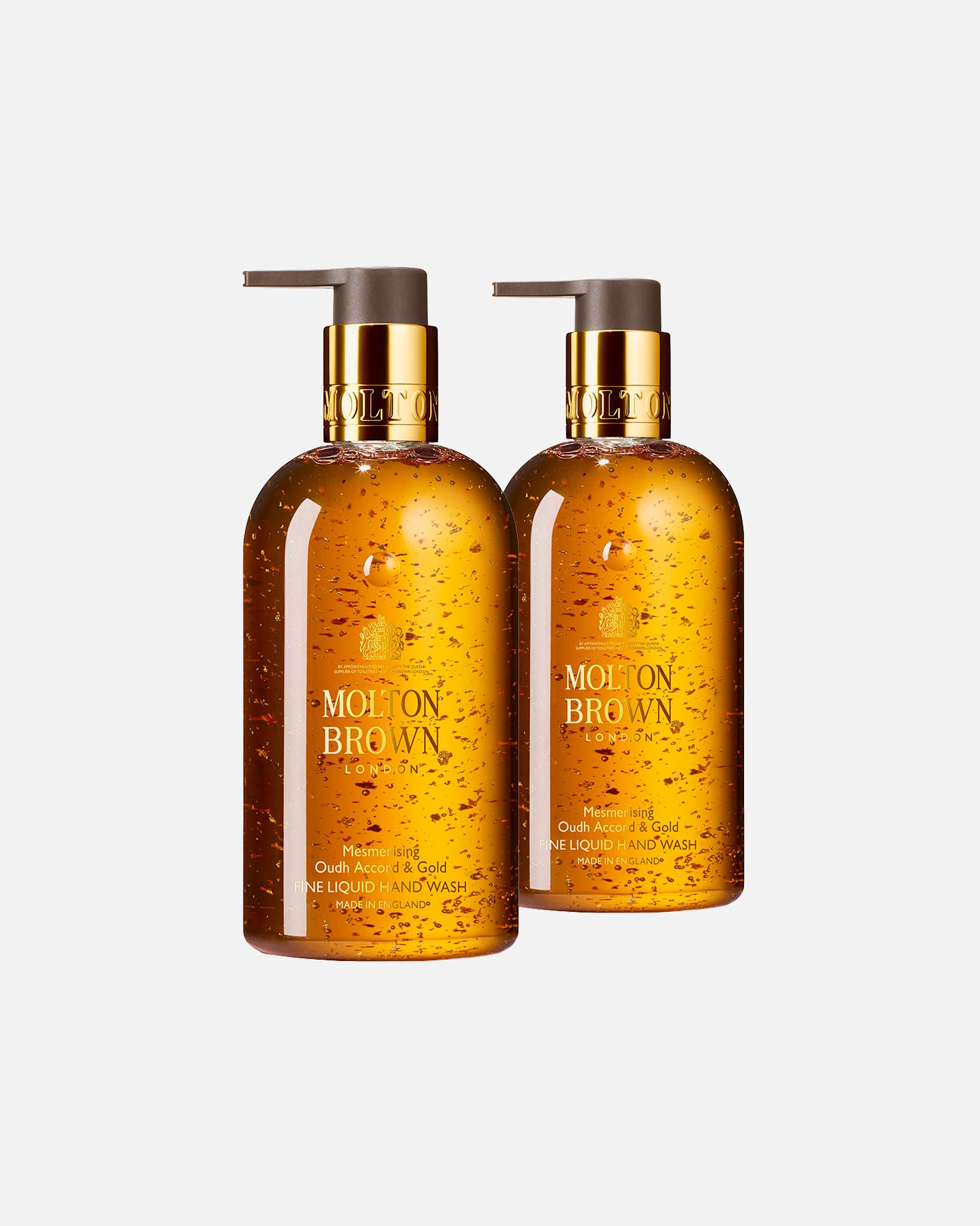 Handseife für Unisex Molton Brown Mesmerising Oudh Accord & Gold Handwash Doppelpack (2er Set) Mesmerising Oudh Accord & Gold Handwash Doppelpack (2er Set)