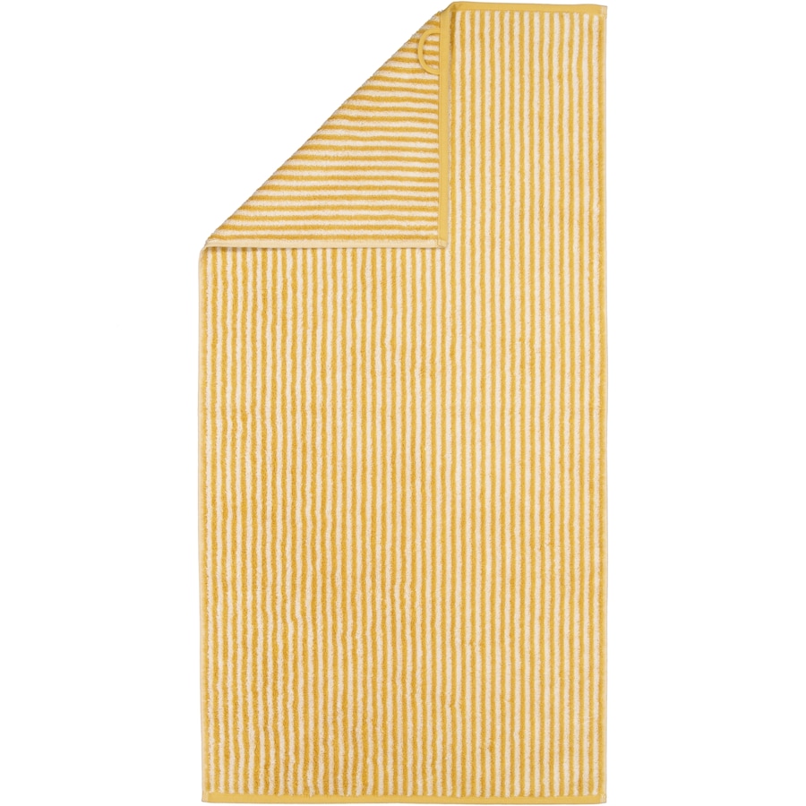 Cawö Handtücher Two-Tone Stripes 480 gold - 53 Handtuch 50x100 cm
