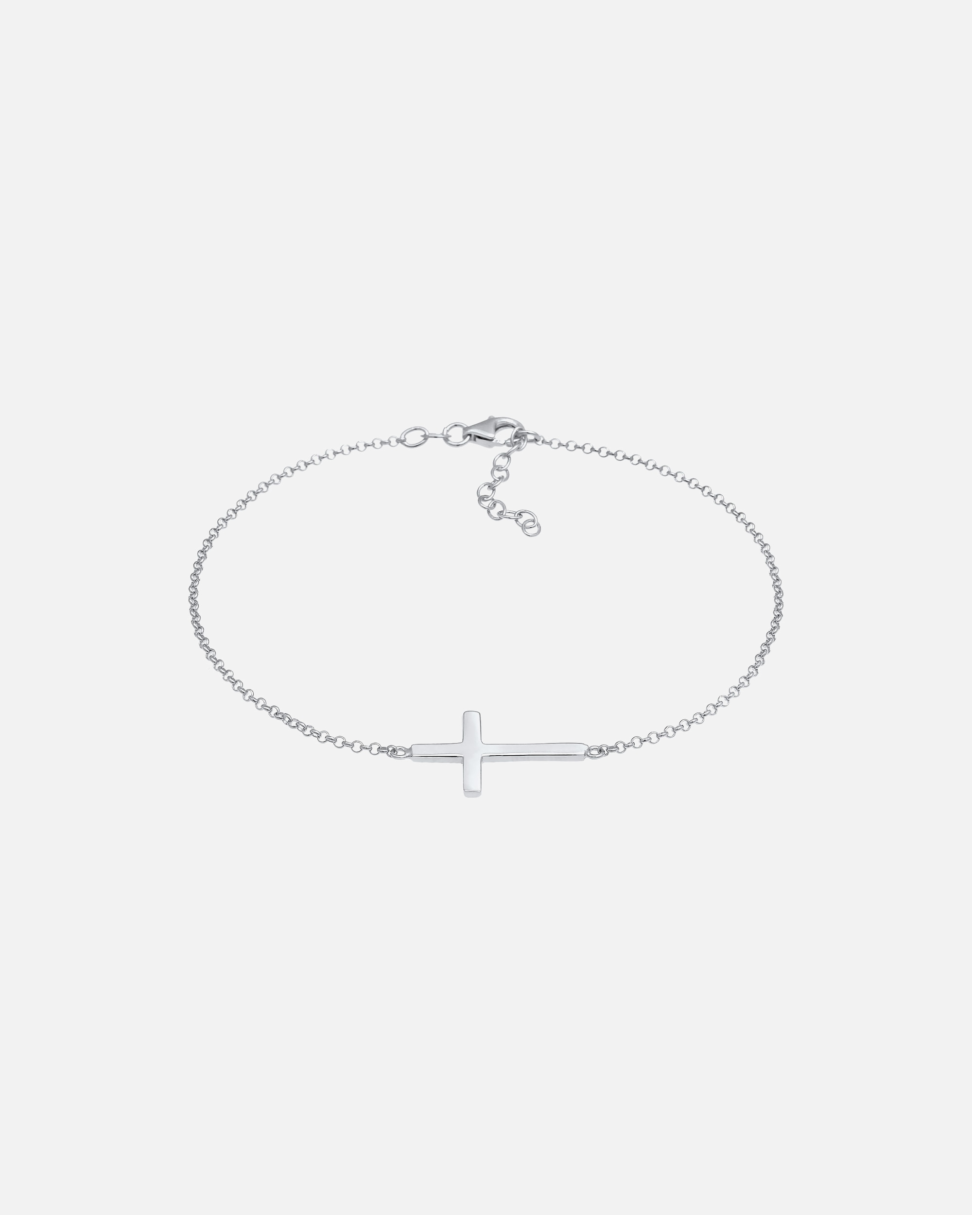 Schmuck für Weiblich Elli Kreuz Religion Glaube Filigran Trend 925 Silber silberfarben