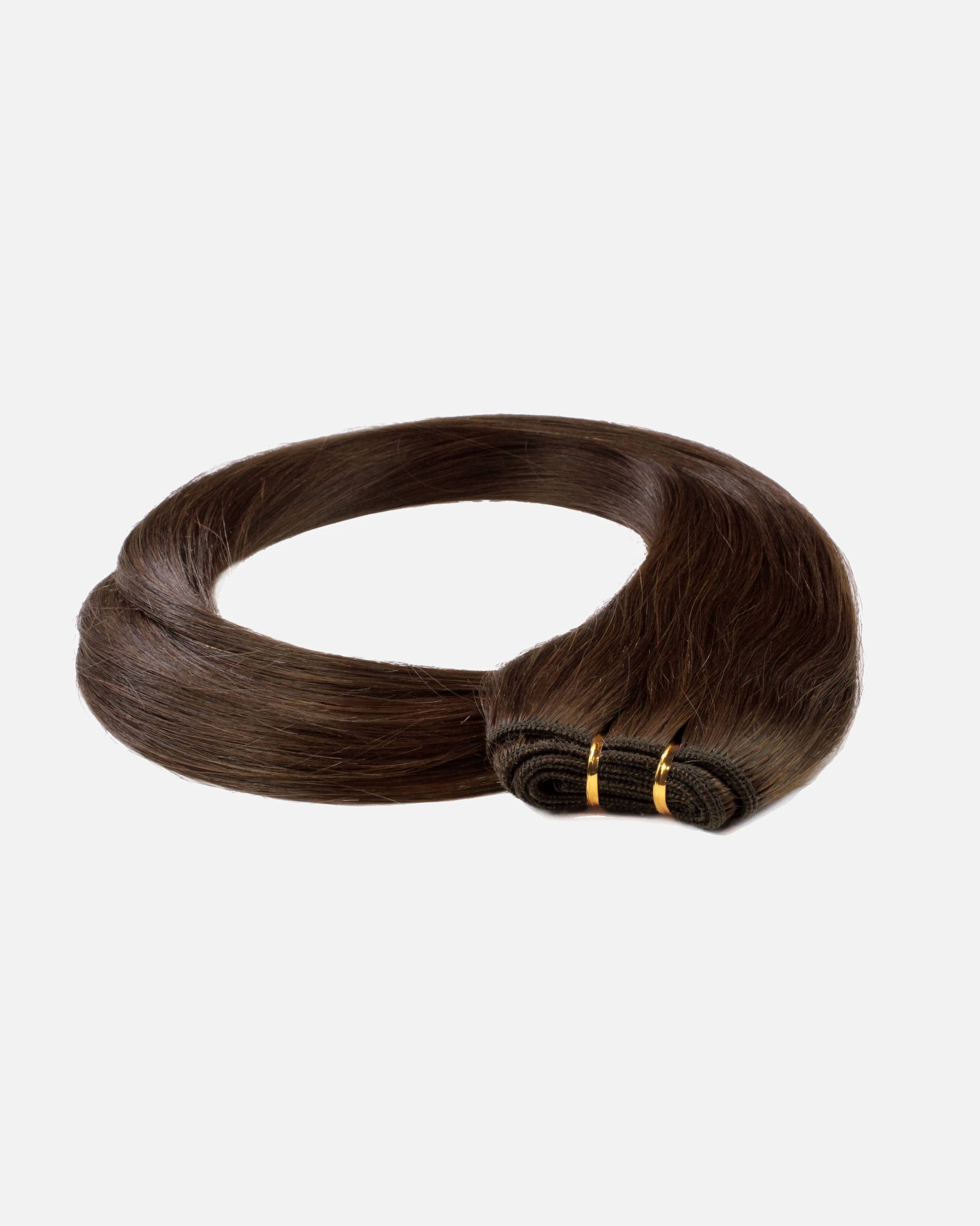 Extensions für Weiblich hair2heart Tresse Extensions Echthaar #6/3 Dunkelblond Gold 100g 40cm