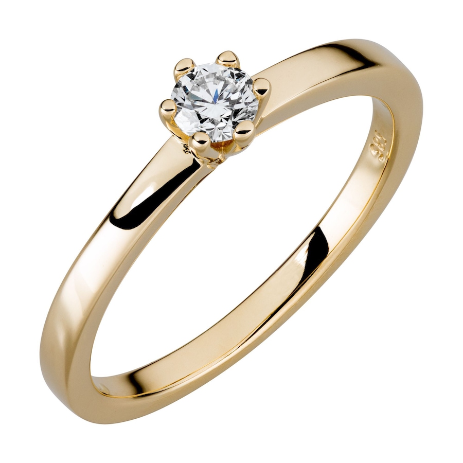 Orolino Ring 585/- Gold Brillant weiß 0,25ct. 060 (19,1) Damen
