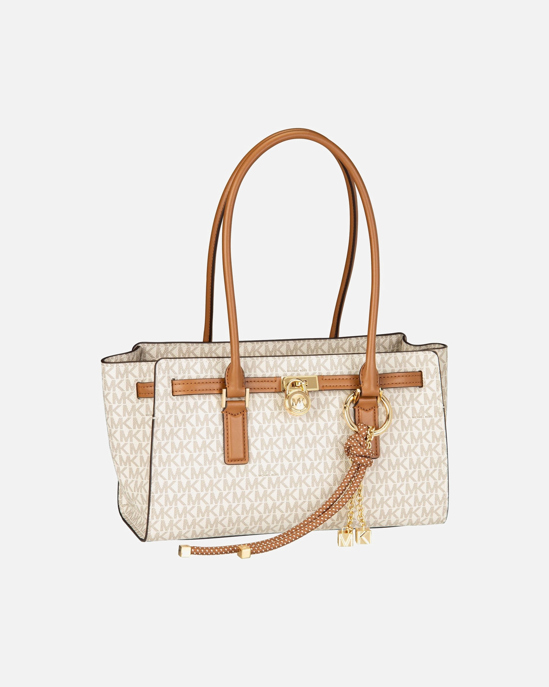 Handtasche für Weiblich Michael Kors Default Brand Line Handtasche Hamilton Vanilla/Acorn