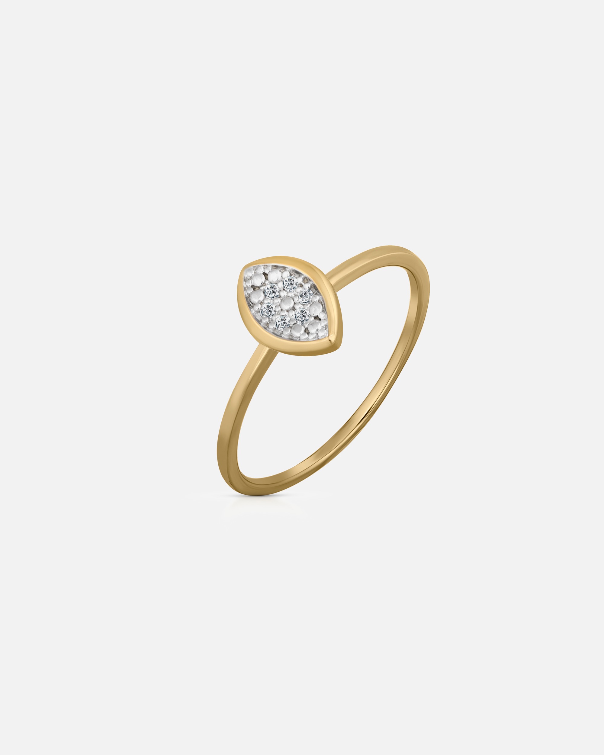 Ring für Weiblich Orolino Ring 585/- Gold Brillant weiß 0,03ct. 056 (17,8)