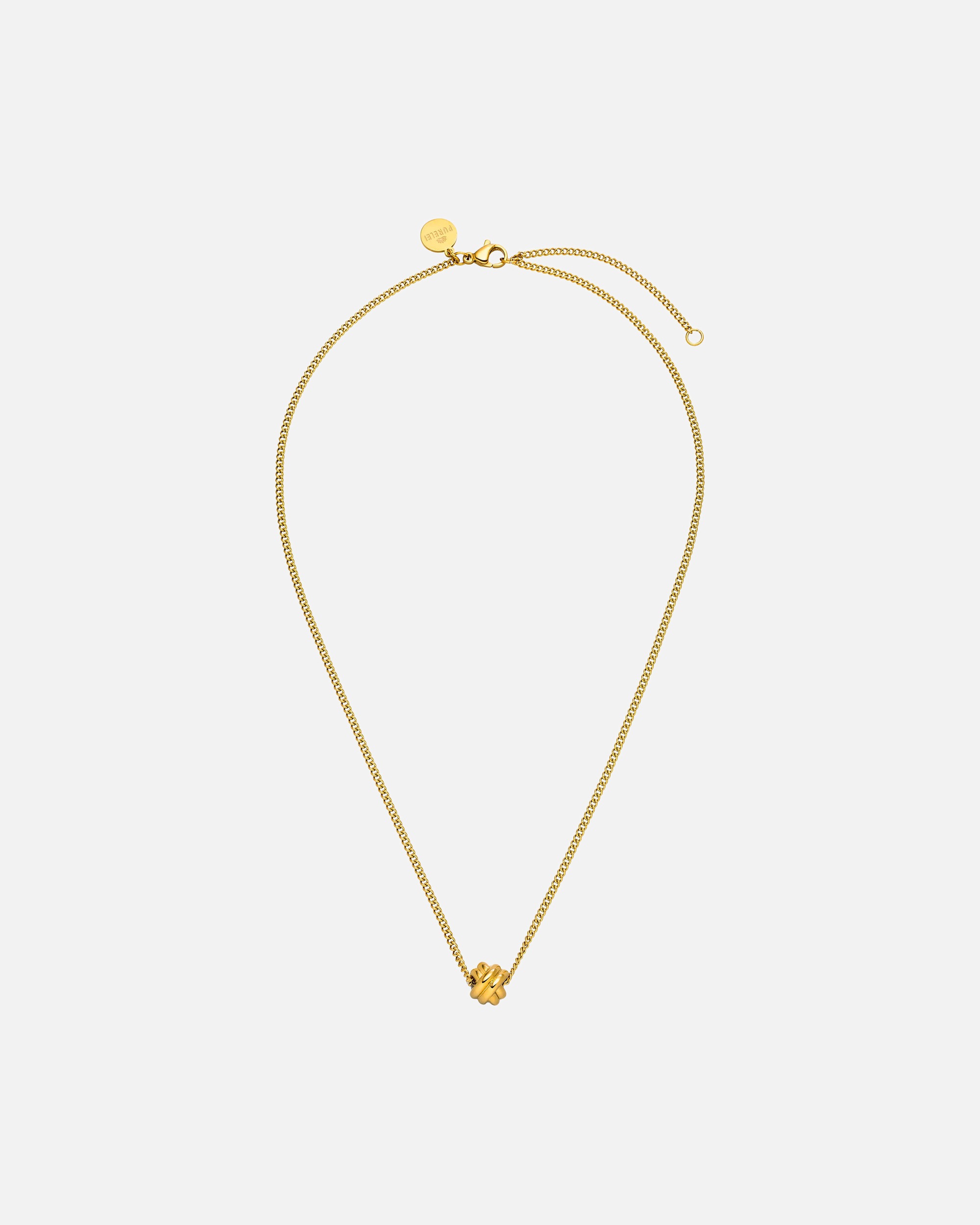 Halskette für Weiblich Purelei Knot Kette 100% Edelstahl Gold