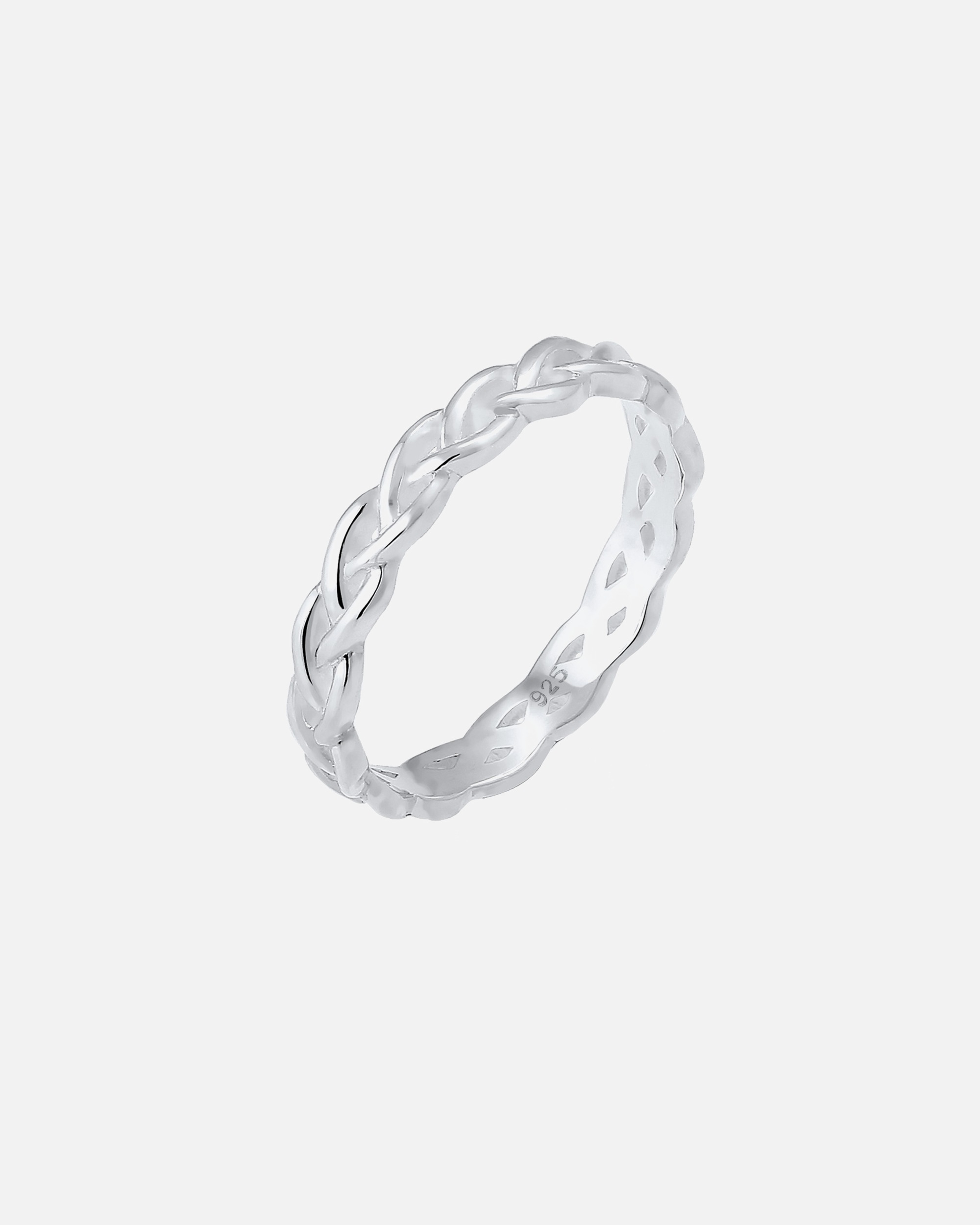 Ring für Weiblich Elli Knoten Twisted Trend Blogger Unendlich 925 Silber 58