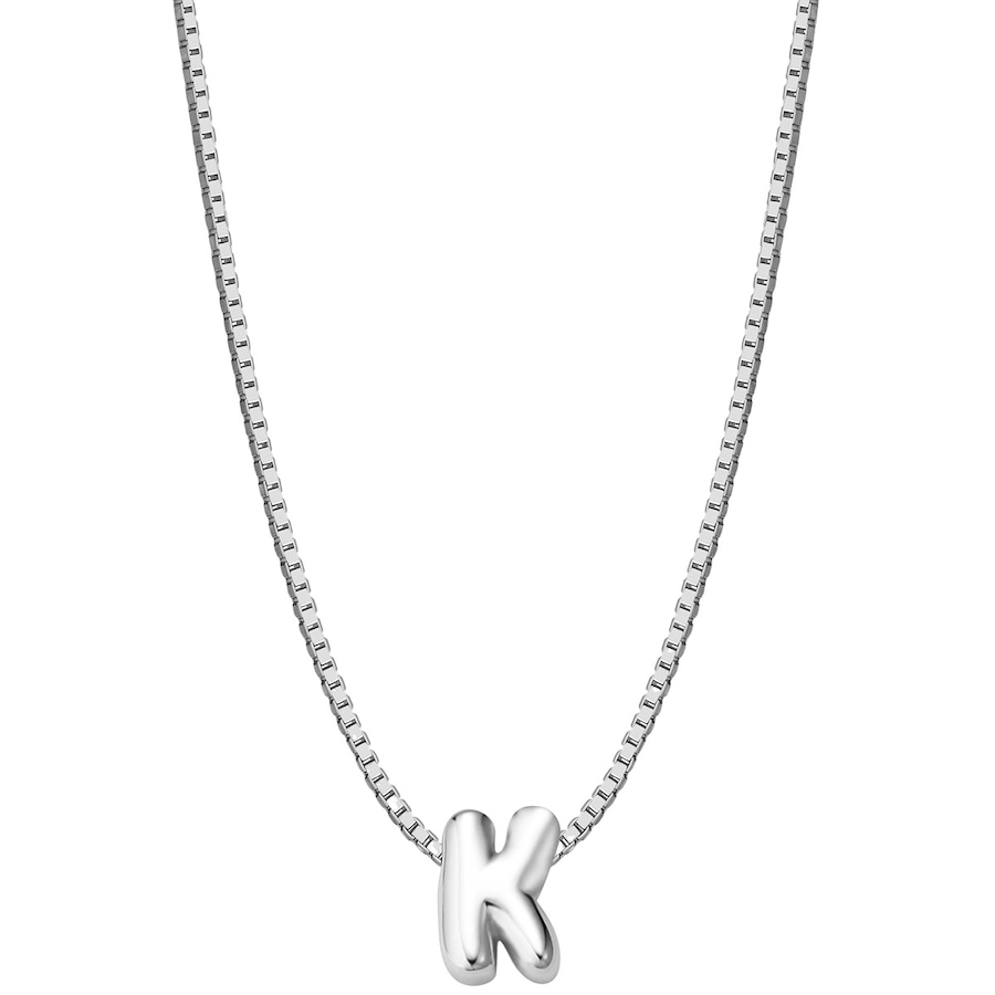 Glanzstücke München Halskette Buchstabe K aus Sterling Silber in silber 40,0 cm Basiskette + 5,0 Verlängerung Damen