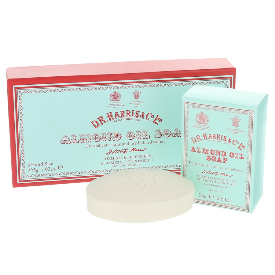 D.R. Harris Almond Oil Soap Box of 3 Herren