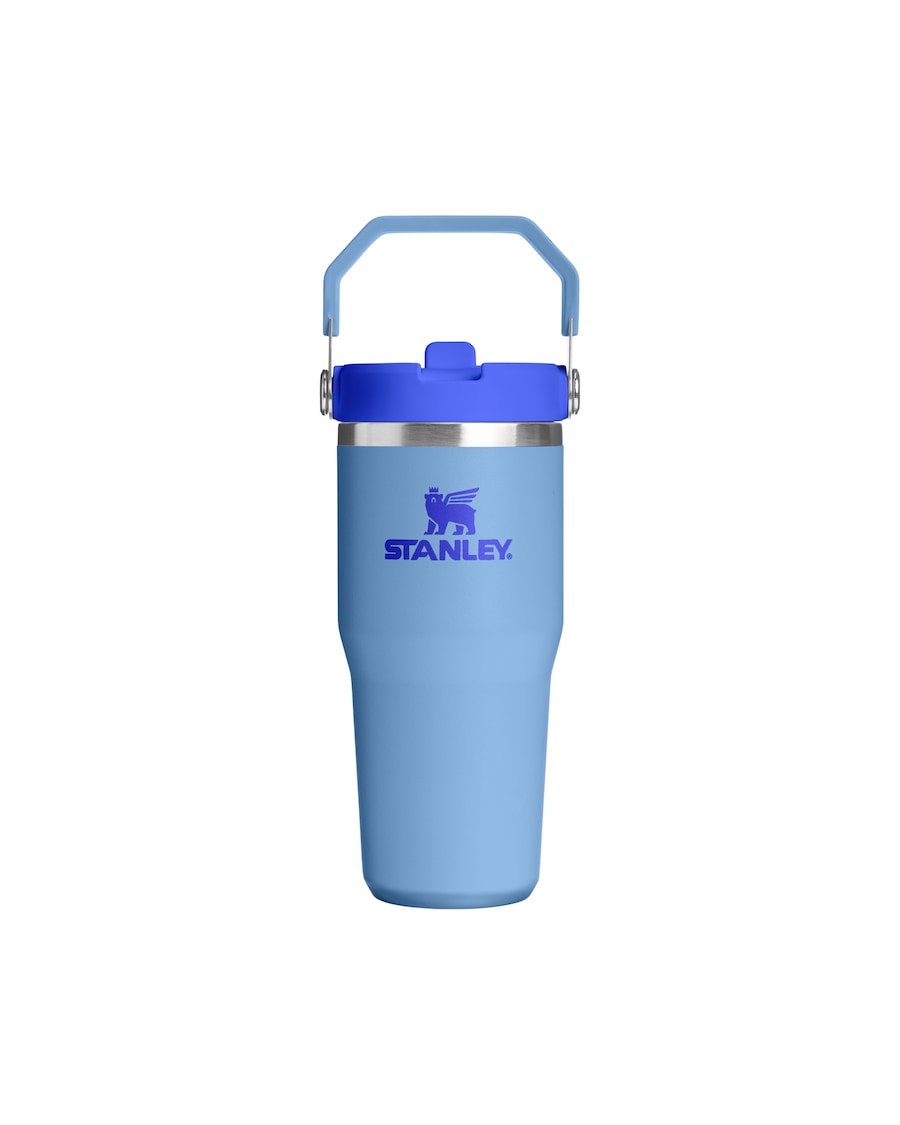 Stanley 1913 Thermobecher - 0,41L IceFlow FLIP STRAW BOTTLE 2.0 Blue Sky Grau