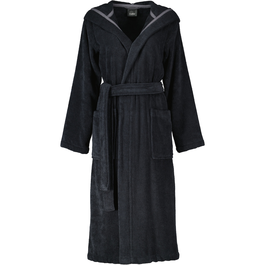 Cawö Bademäntel Damen Kapuze Luxury Basics 827 lava - 97 M Weiss