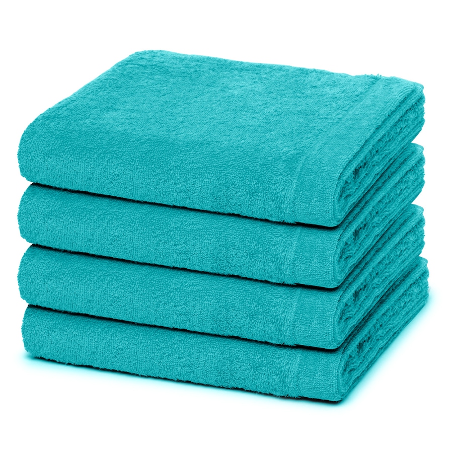 Cawö Handtuch-Set Lifestyle (4er Set) Türkis Petrol