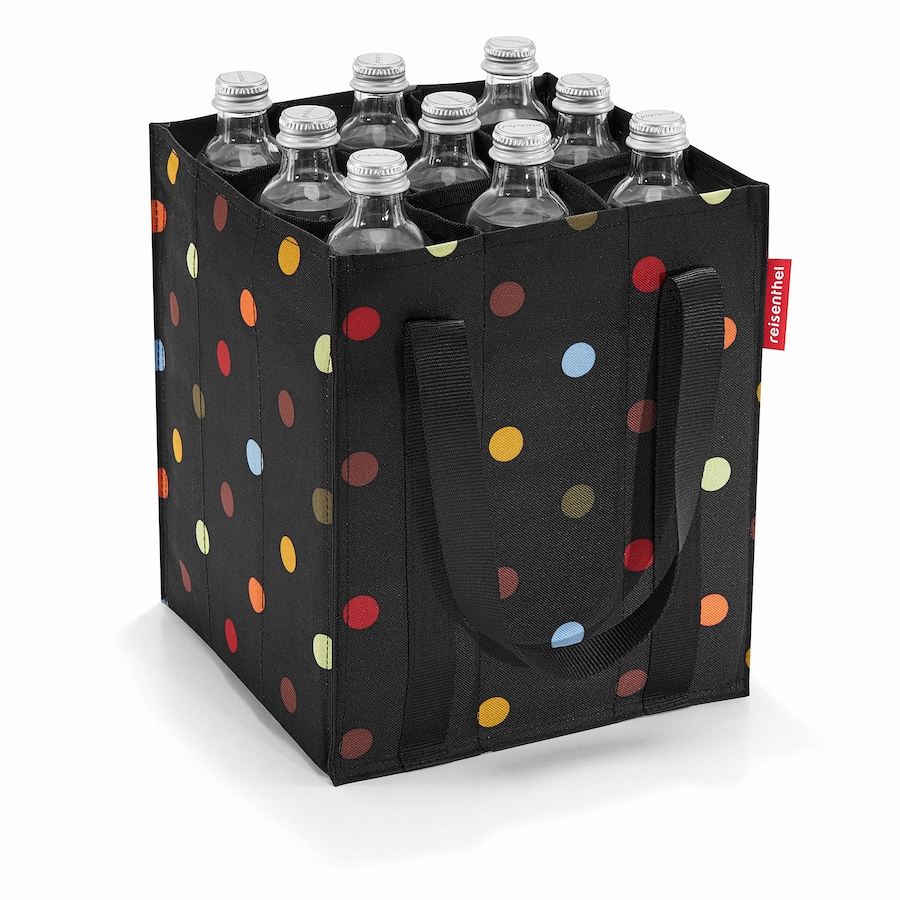 Reisenthel Flaschentasche Bottlebag Dots Schwarz Damen