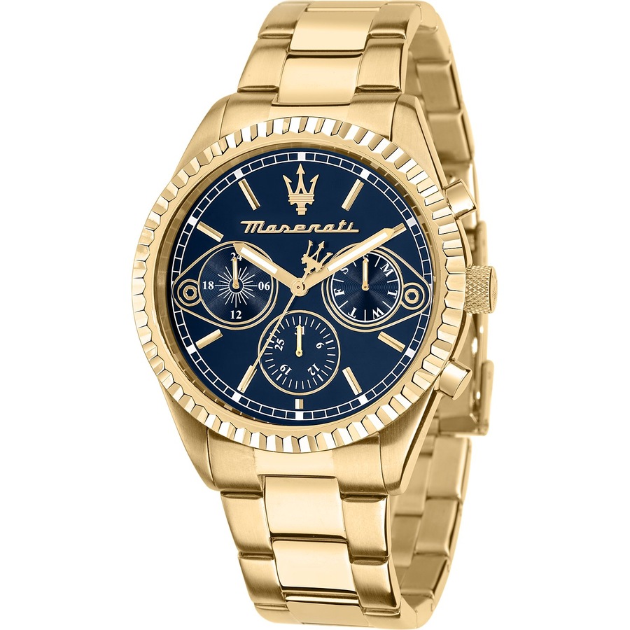 Maserati Herrenuhr Edelstahl One Size Herren
