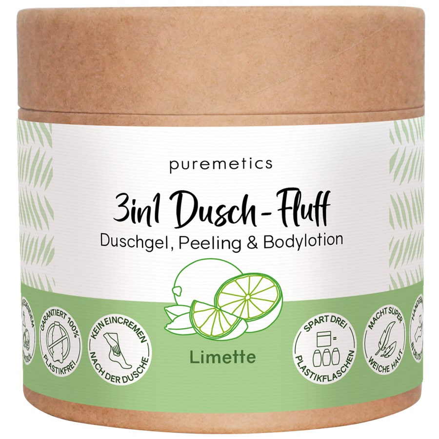 puremetics Dusch-Fluff Limette 250 g Damen
