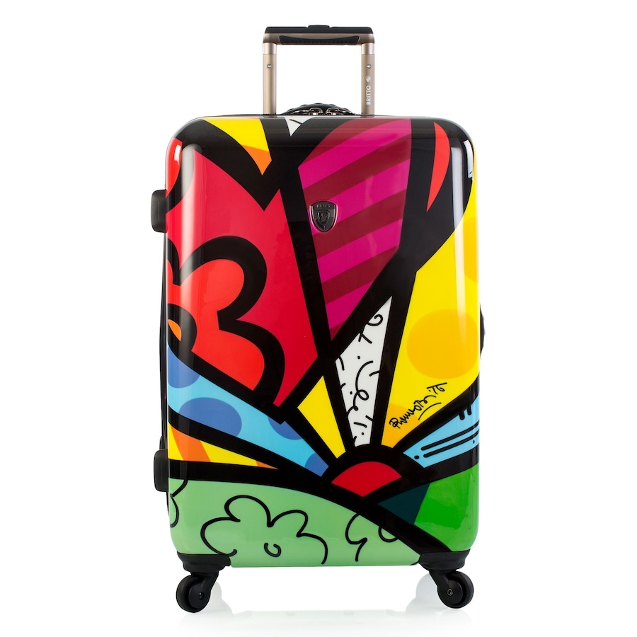 Heys Britto 4 Rollen Trolley M 66 cm mit Dehnfalte a new day Grün Herren