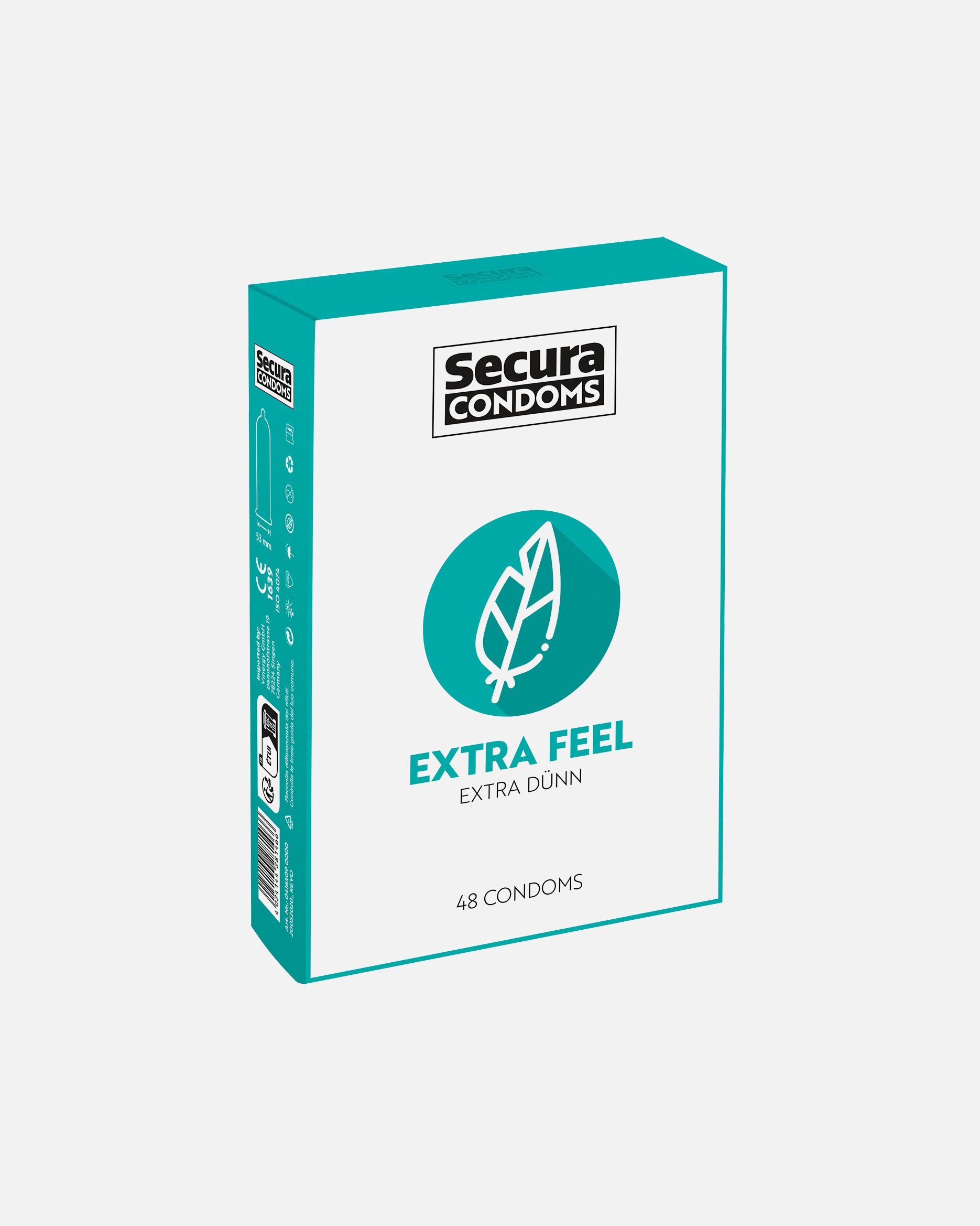 Kondom für Unisex Secura Kondome Extra Feel 1 Stück