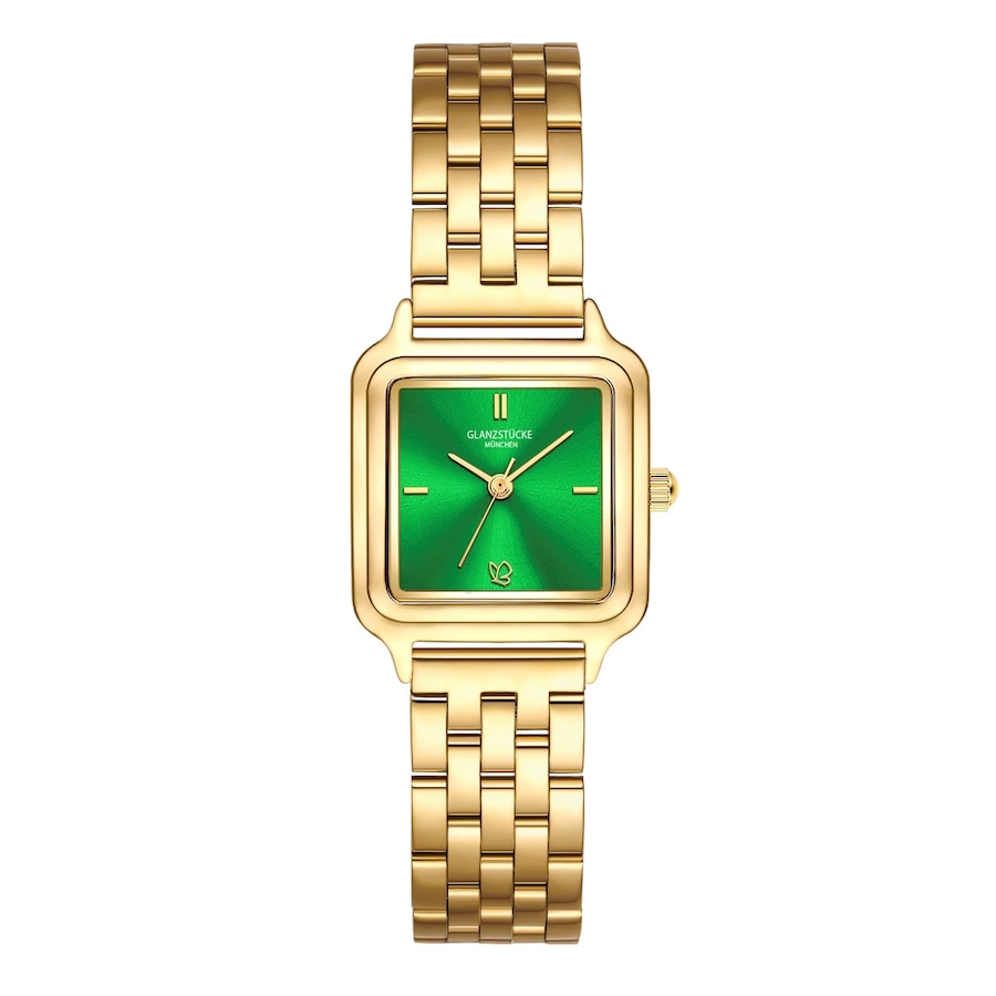 Glanzstücke München Armband-Uhr aus Edelstahl in gelbgold 25,0x32,0 mm Damen