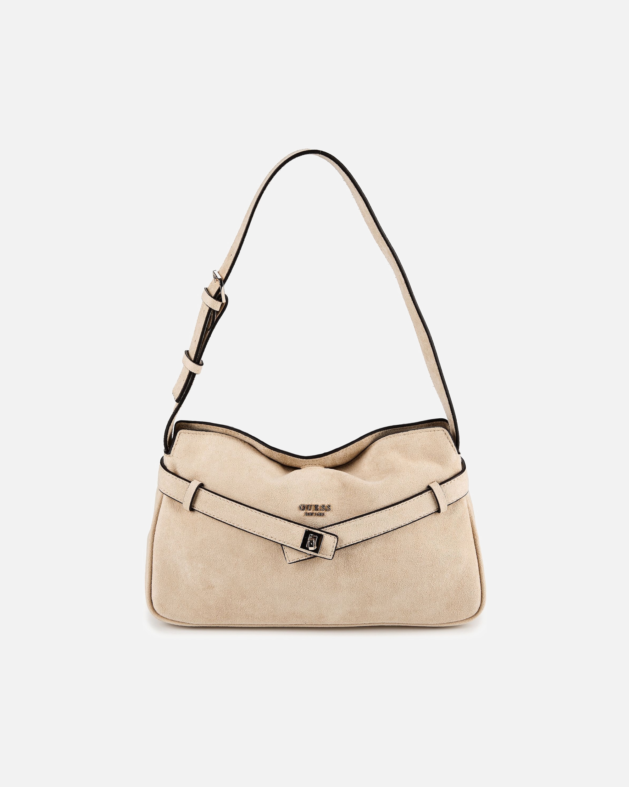 Tasche für Weiblich Guess Ella Umhängetasche taupe