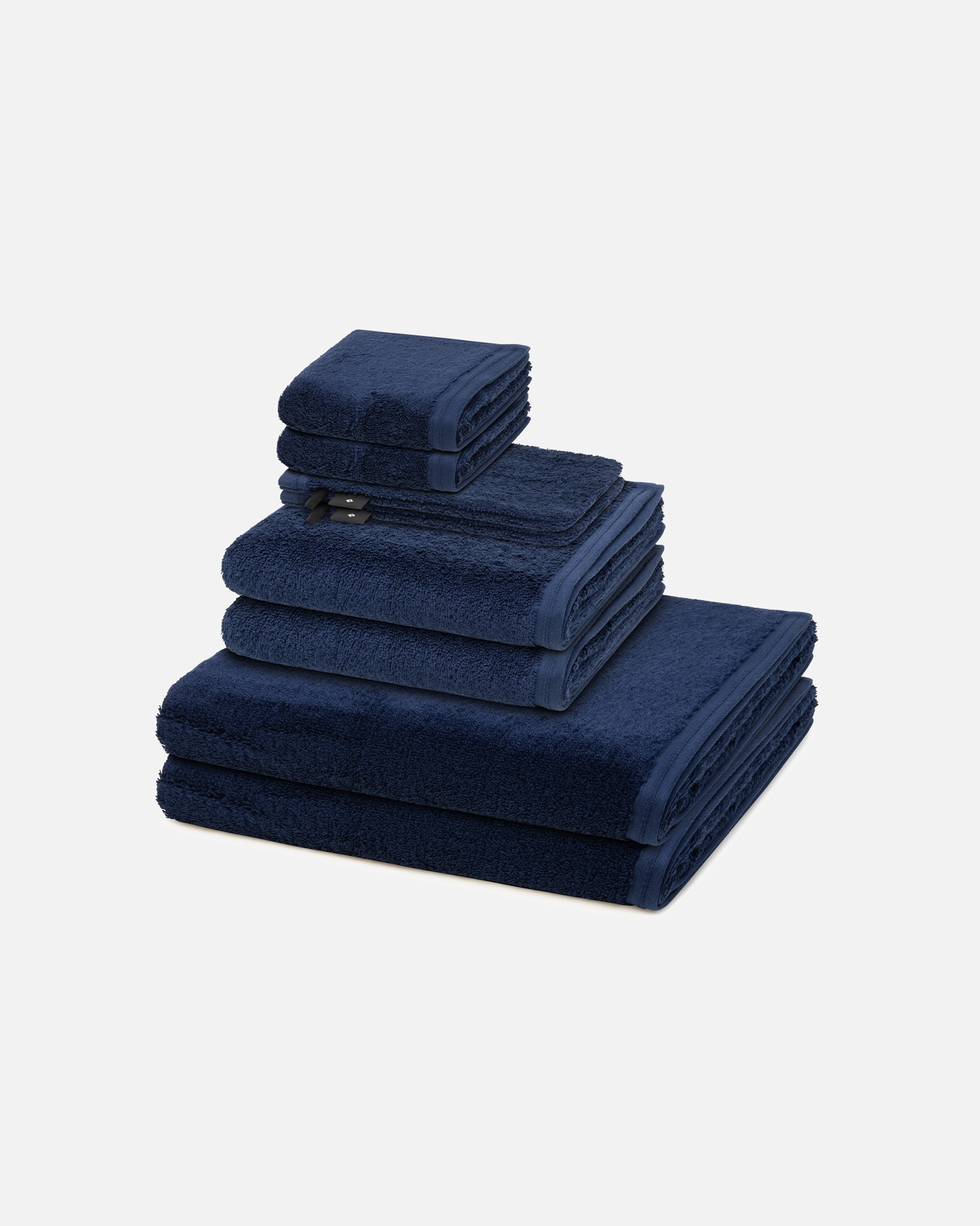 Handtuch für Unisex Vossen Vegan Life 8-teilig Handtuch-Set Marine