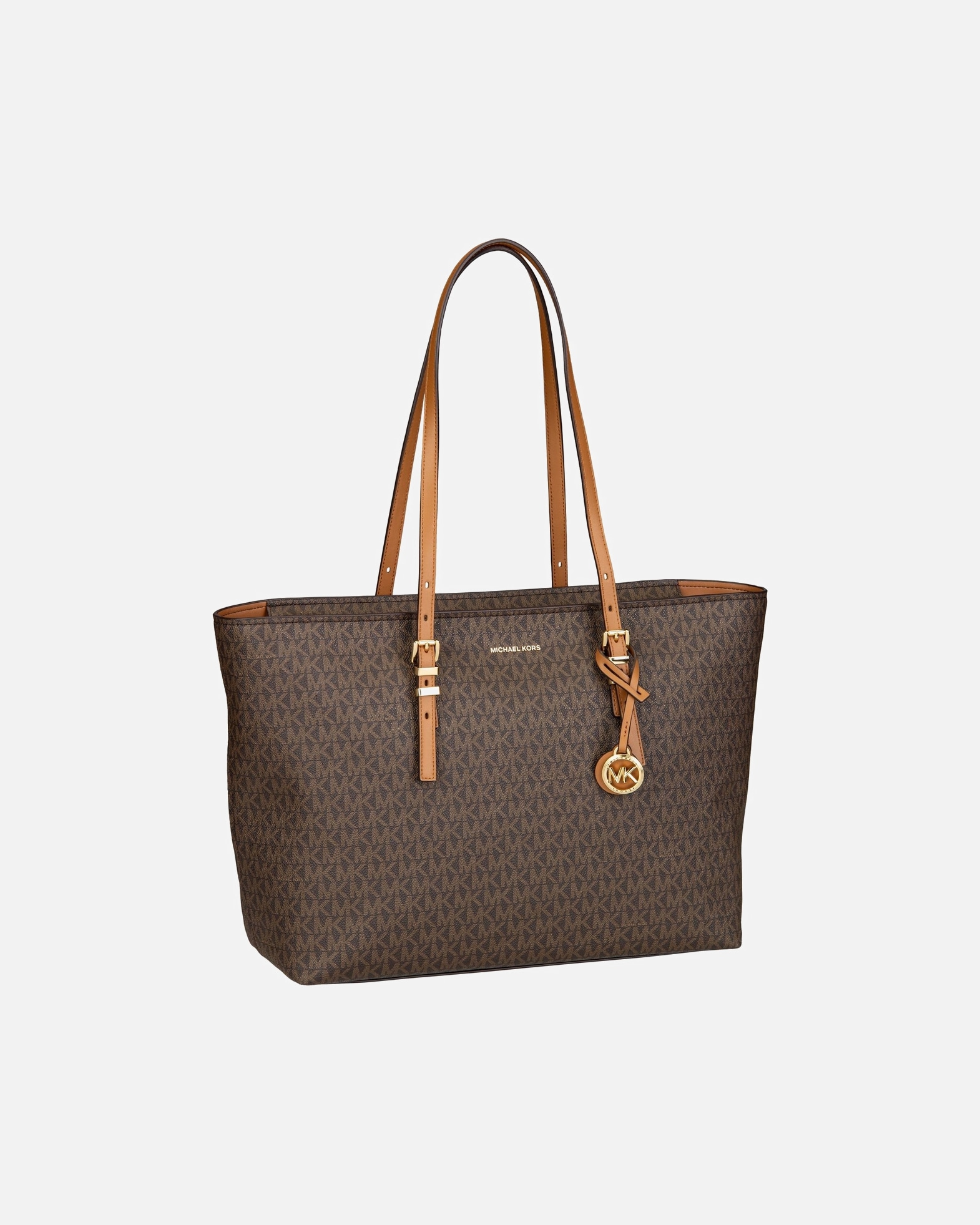 Shopper für Weiblich Michael Kors Default Brand Line Shopper Quinn LG EW TZ Tote MK SIG Brown/Acorn