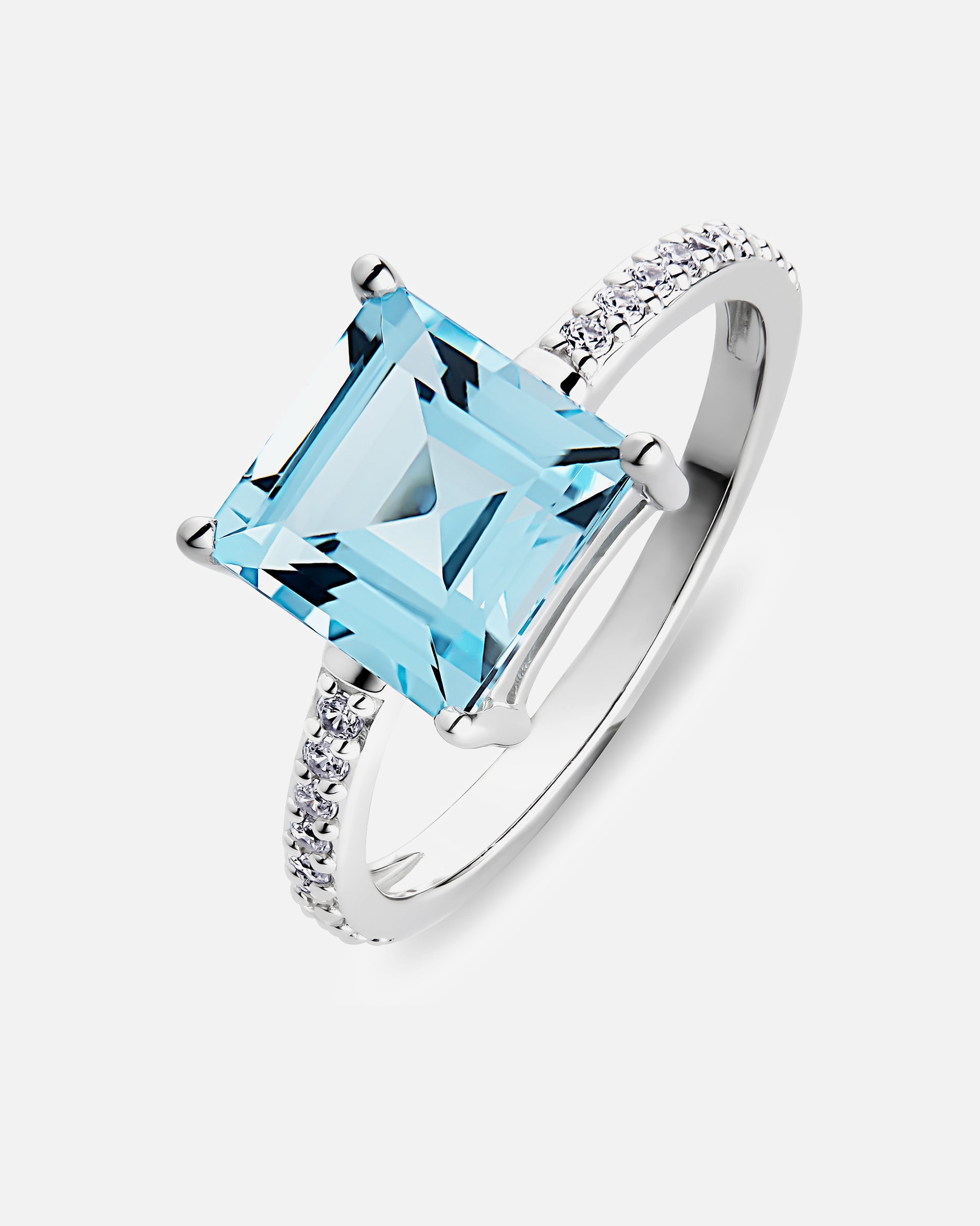 Ring für Weiblich CHRIST Damenring 585er Weißgold 52