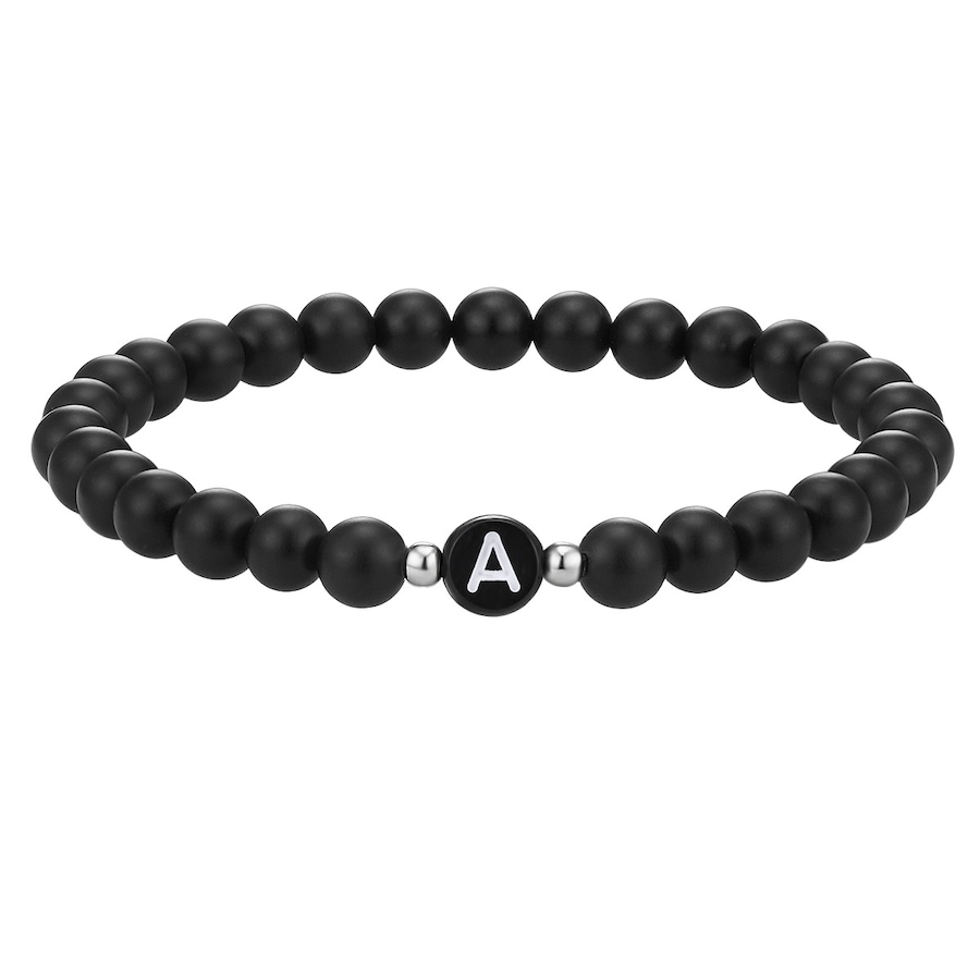 Eastside Armband Buchstaben Achat in Schwarz Y