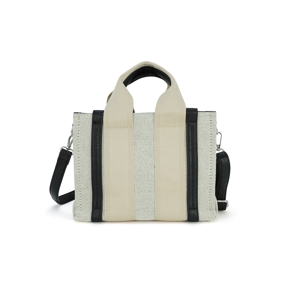 HARPA Crossbody-Tasche TAMI Canvas-Streifen schwarz