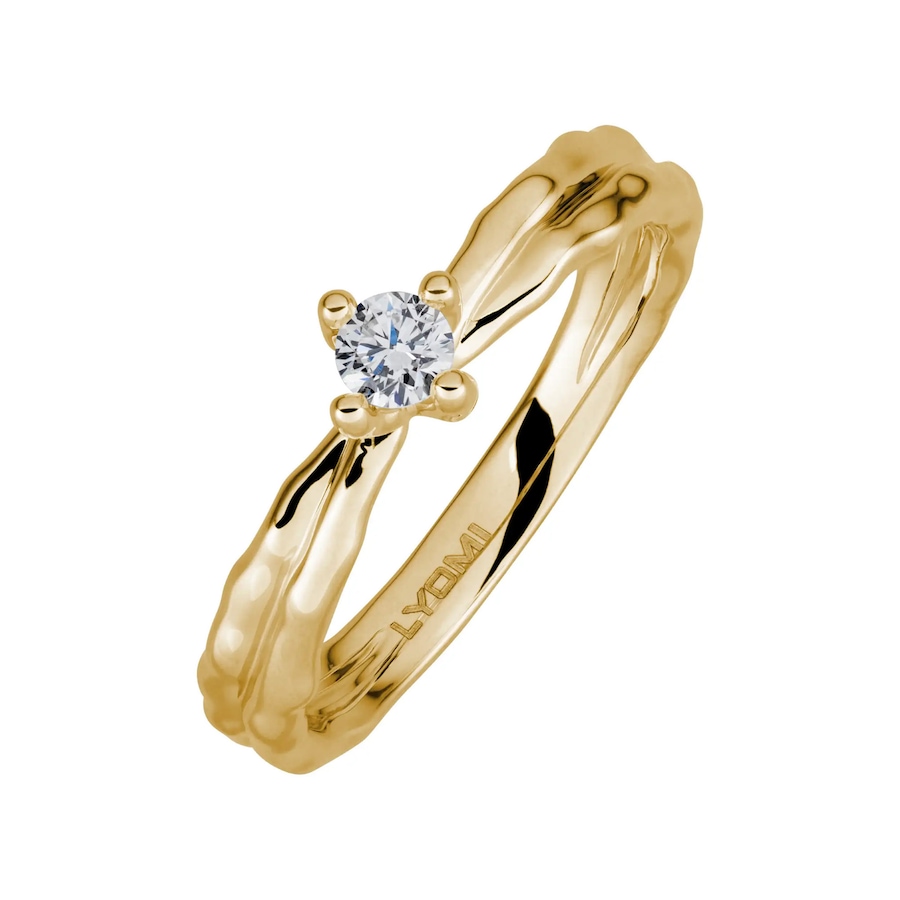 Lyomi Ring 585/- Gold Diamant Lab Grown weiß 0,15ct. 060 (19,1) Damen