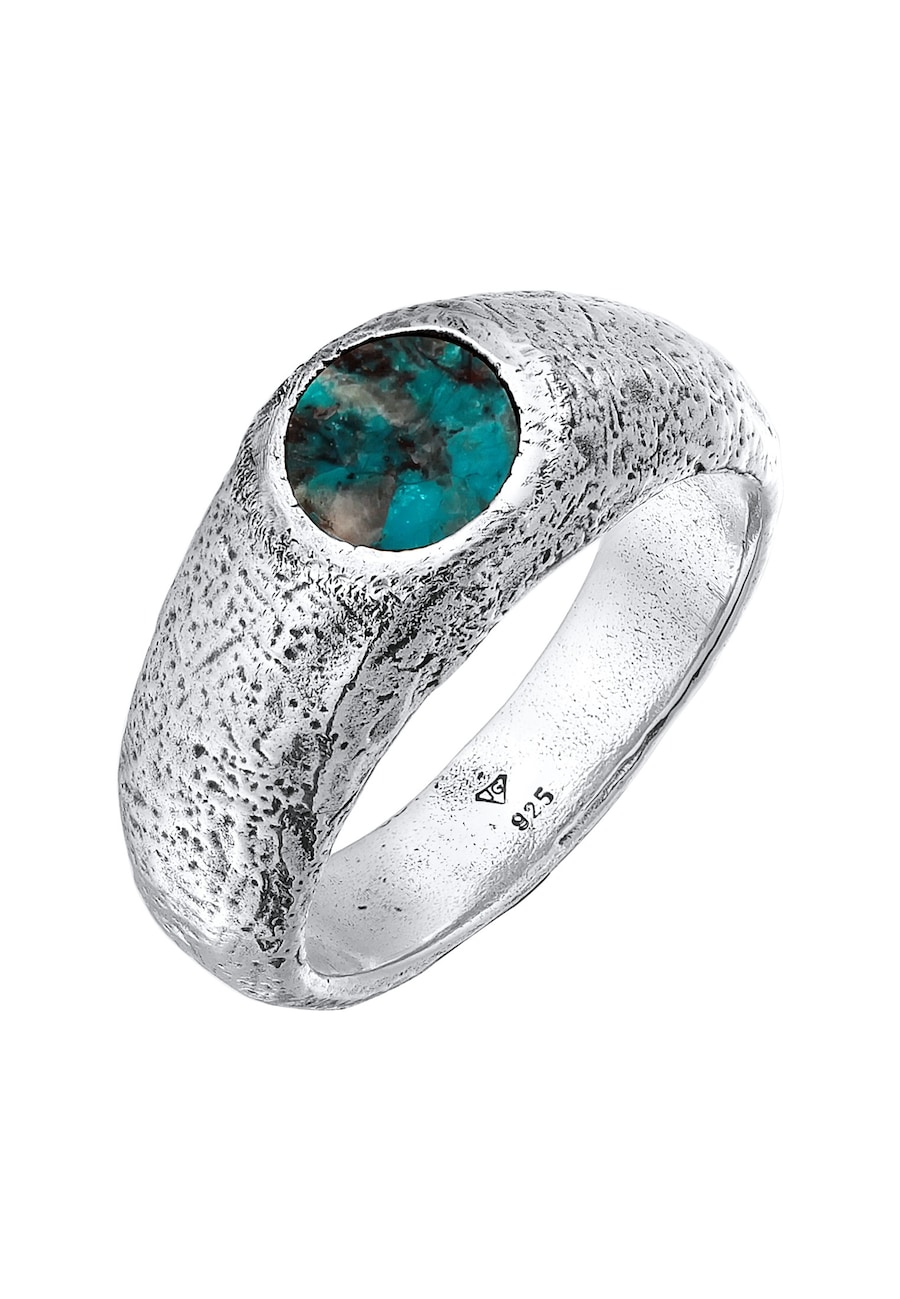 Haze & Glory Deep Sea Ring 925 Silber 60 Herren