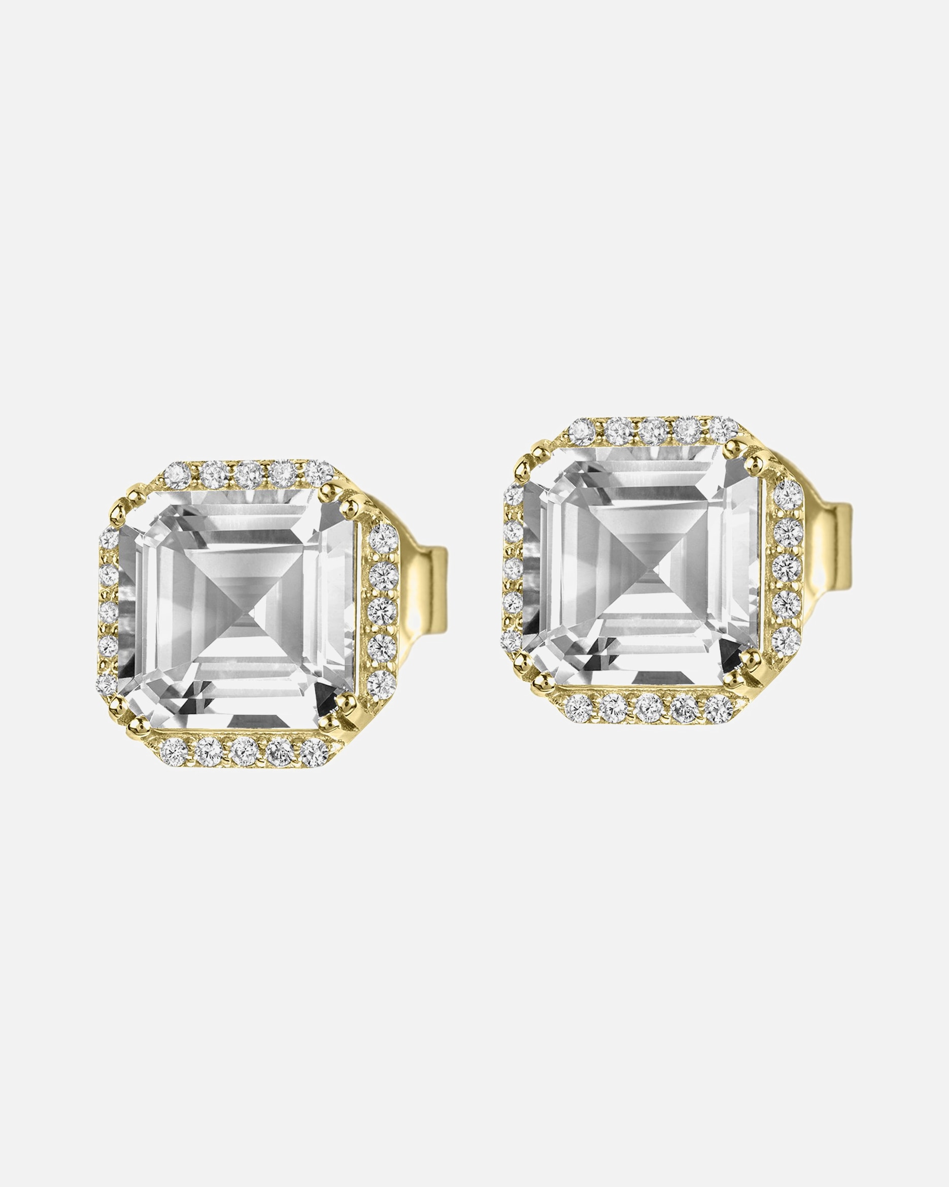 Ohrringe für Weiblich Jacques Lemans Ohrstecker 925er Silber gelbgold