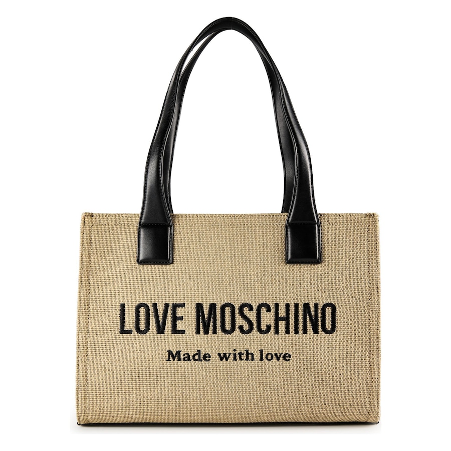Love Moschino Cargo Canvas Shopper Nude Damen