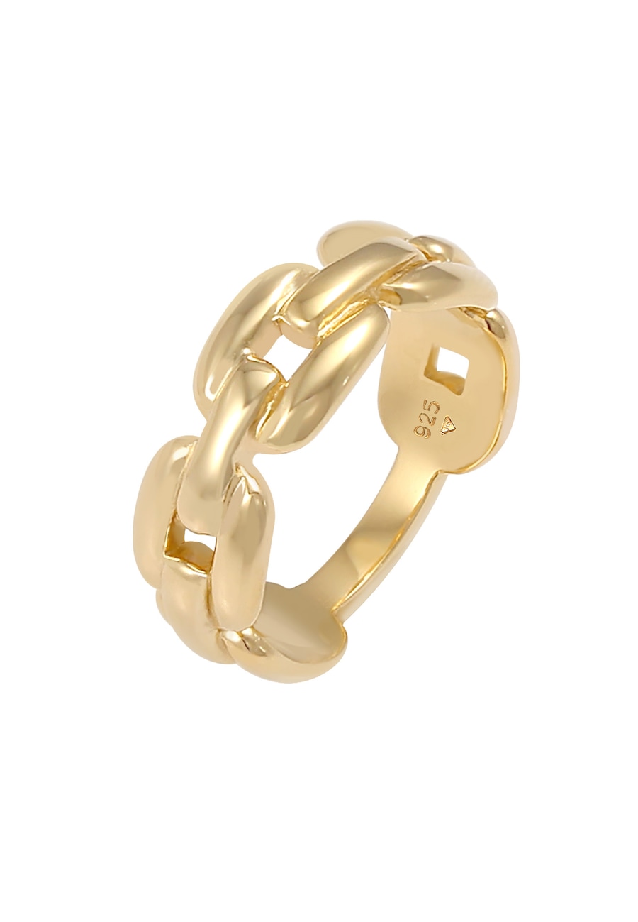 Elli Glieder Oval Chain Look 925 Silber 52 Damen