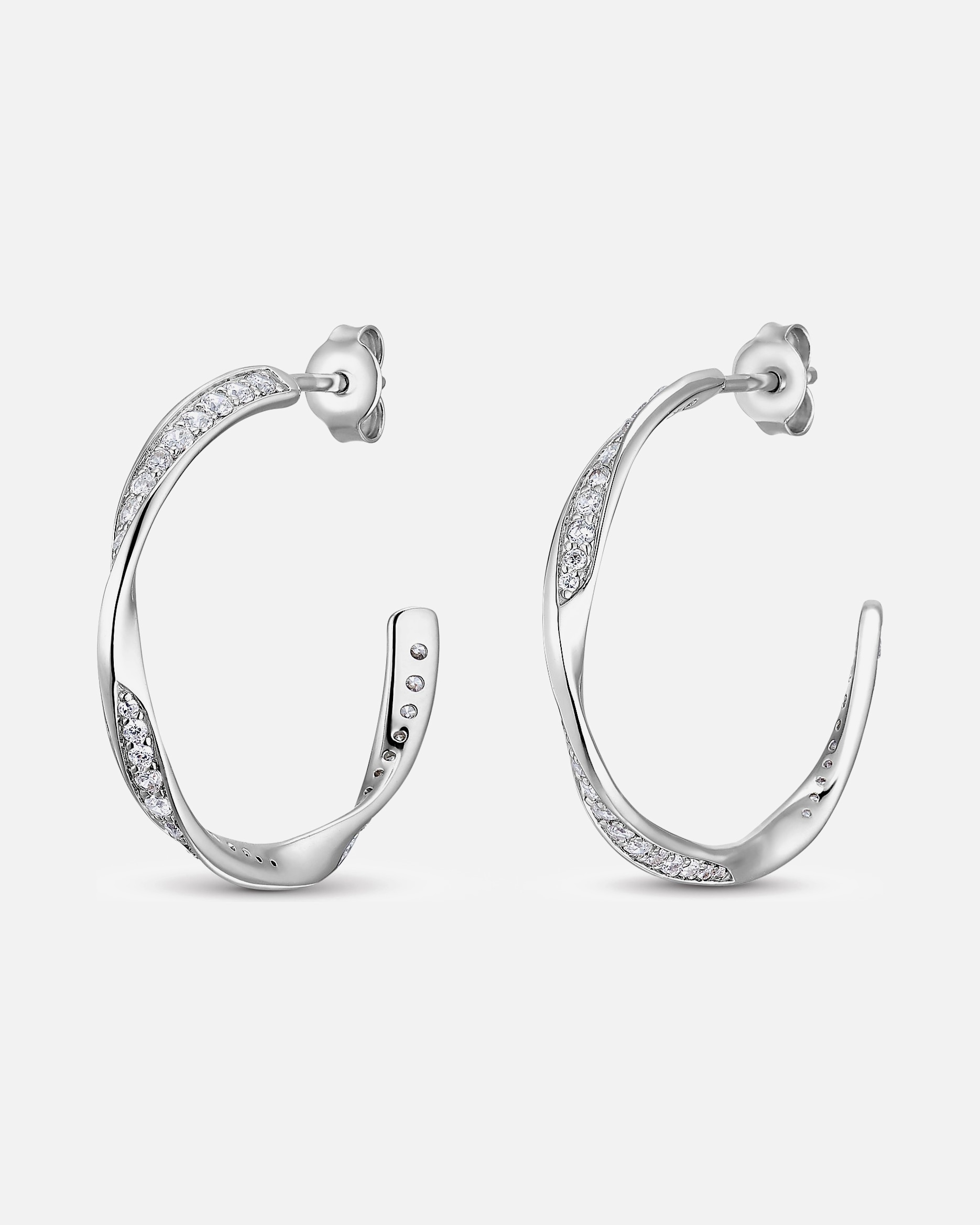 Ohrringe für Weiblich FAVS Creolen 925er Silber One Size