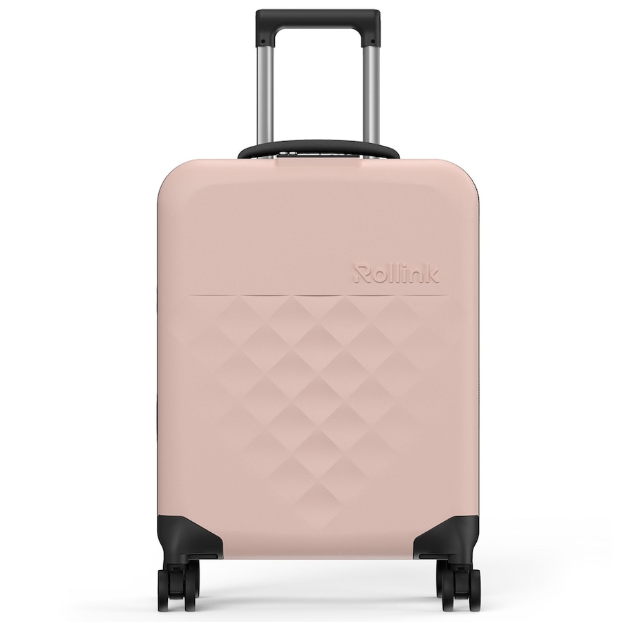 Rollink Vega 360 faltbarer 4-Rollen Kabinentrolley S 55 cm rose smoke Silber Herren
