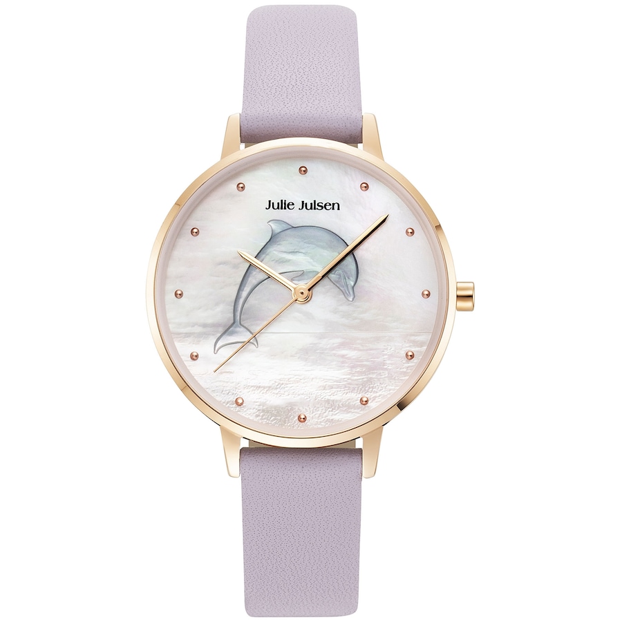 Julie Julsen Damenuhr Metall Quarzwerk rot (Uhren) Weiss Damen