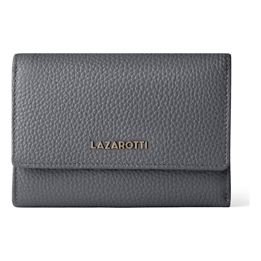 Lazarotti Bologna Leather Damengeldbörse grey Grau Damen