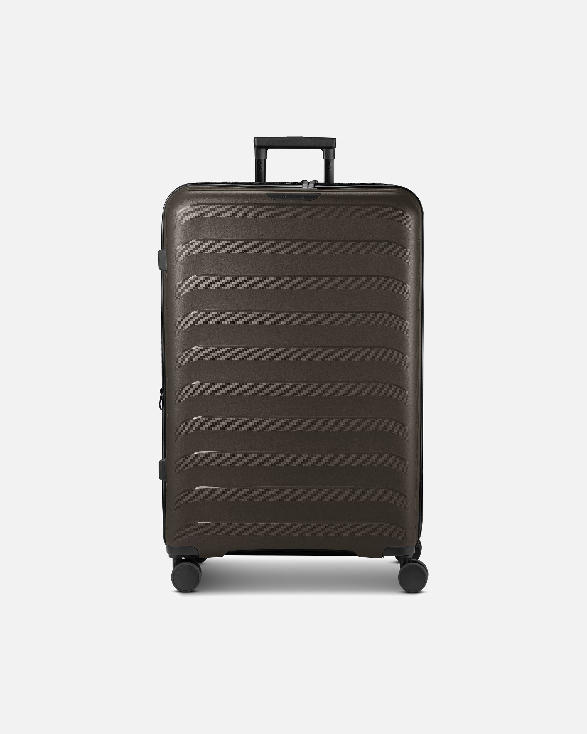Koffer für Männlich d & n Toronto 4 Rollen Trolley L 75 cm mit Dehnfalte mocha brown