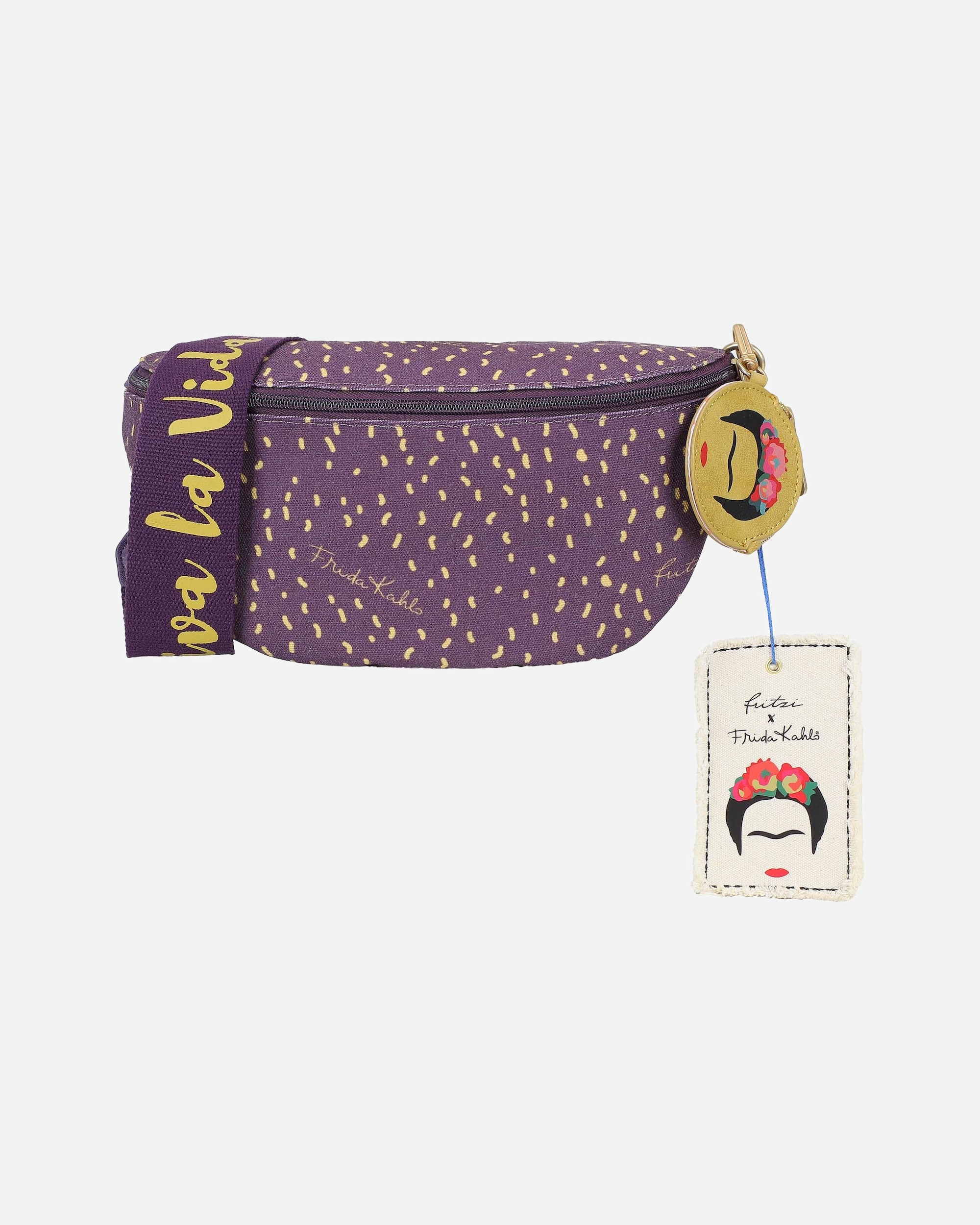 Bauchtasche für Weiblich Fritzi aus Preußen Fritzi x Frida Kahlo Limited Gürteltasche lila