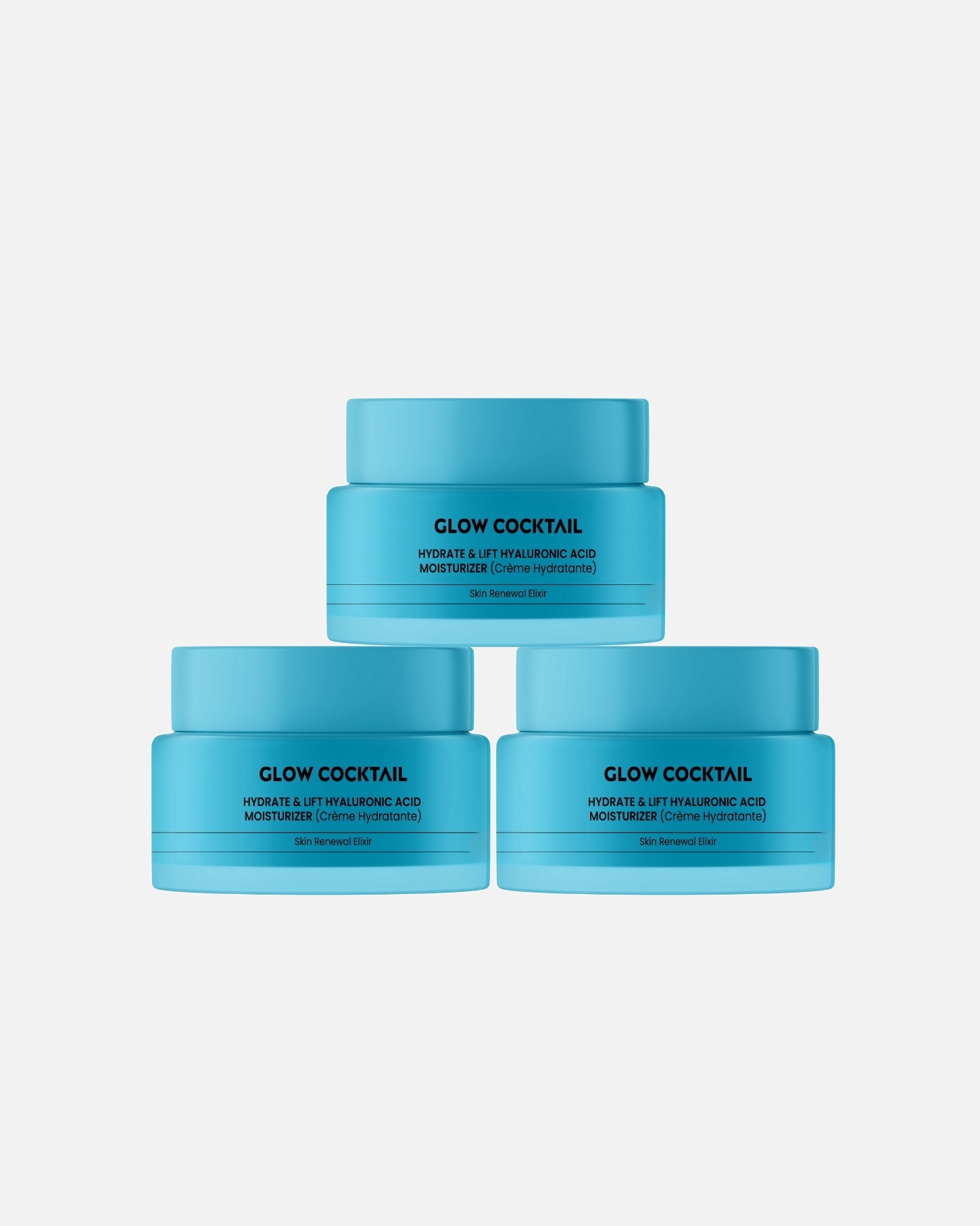 Gesichtscreme für Weiblich Glow Cocktail Hyaluron Lift Creme Trio 1 Stück