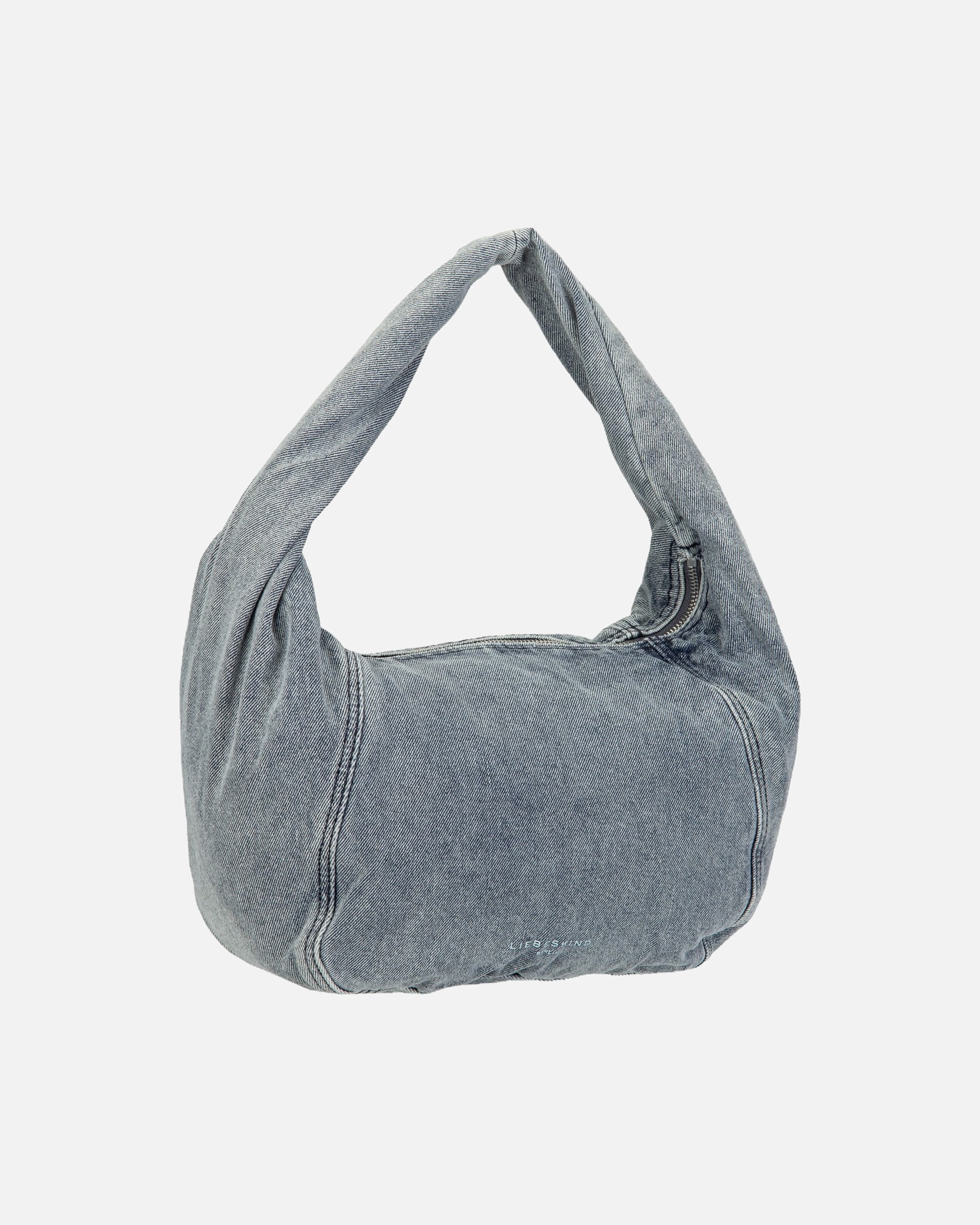 Handtasche für Weiblich Liebeskind Handtasche Farrah II Hobo M Denim Blue Denim