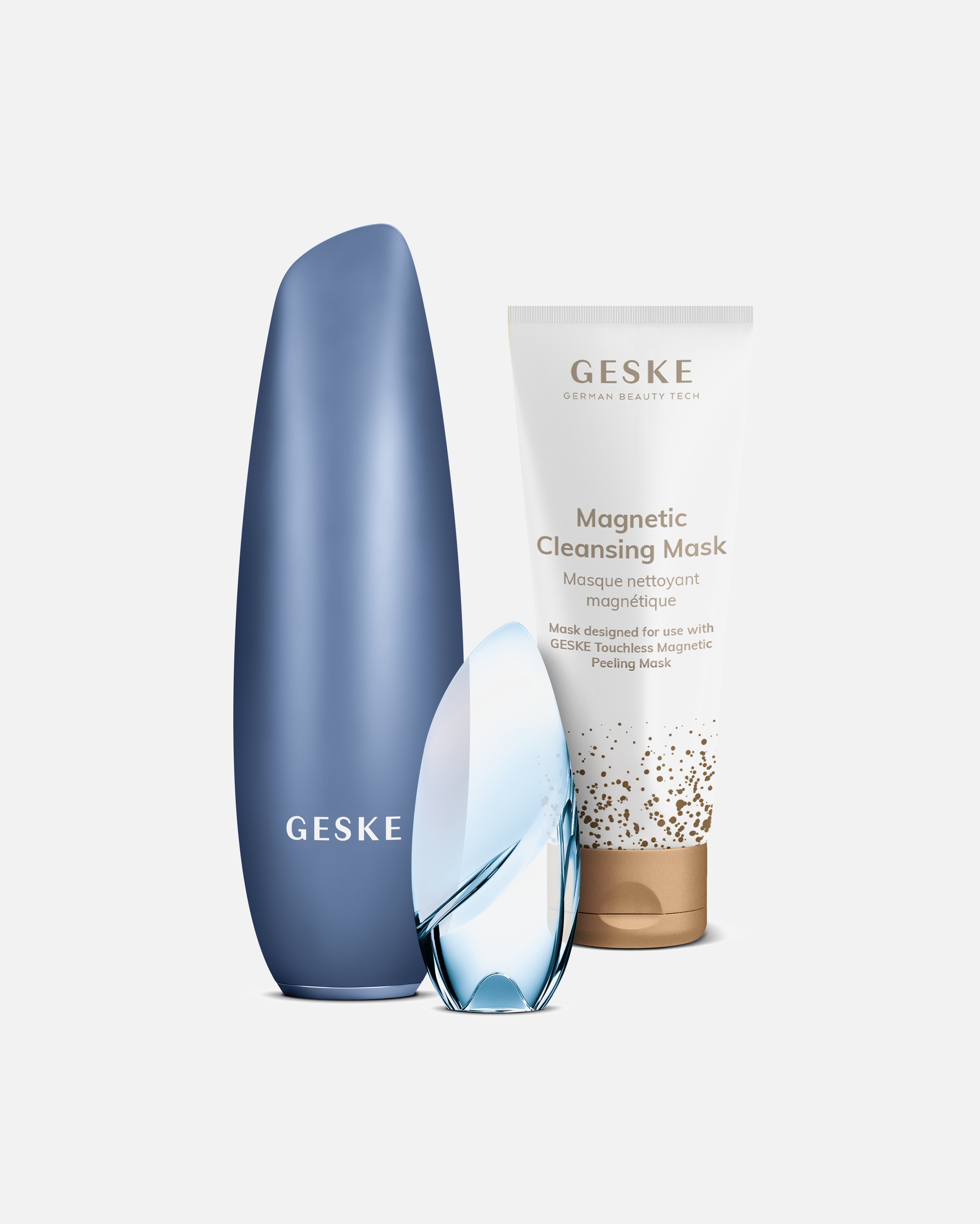 Multifunktionsgerät für Unisex GESKE Touchless Magnetic Peeling Mask 5in1 + 1x Magnetic Cleansing Mask Aquamarine