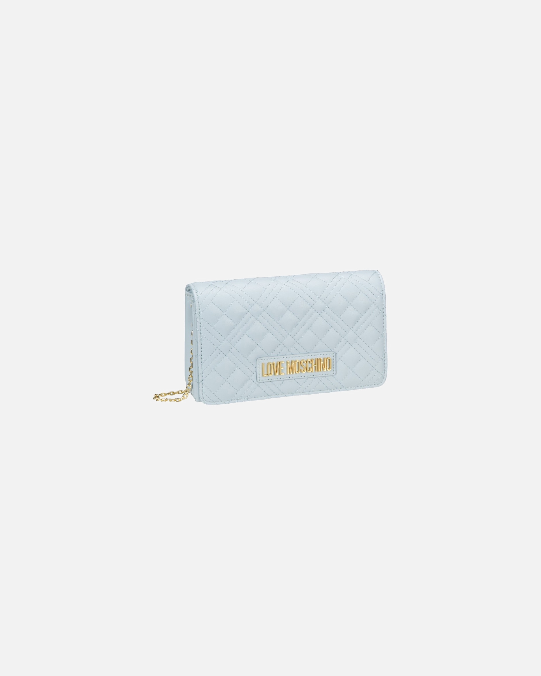 Umhängetasche für Weiblich Love Moschino Handtasche Quilted Bag Sky Blue