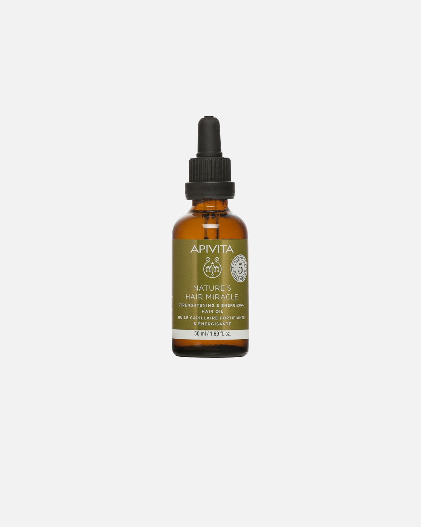 Haaröl für Unisex Apivita Kräftigendes und energetisierendes Öl für die Kopfhaut 50 ml