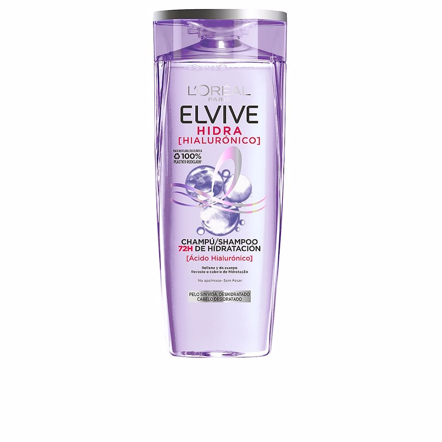 L’Oréal Paris ELVIVE HYDRA HYALURONIC Shampoo 72h Feuchtigkeit 370 ml Damen