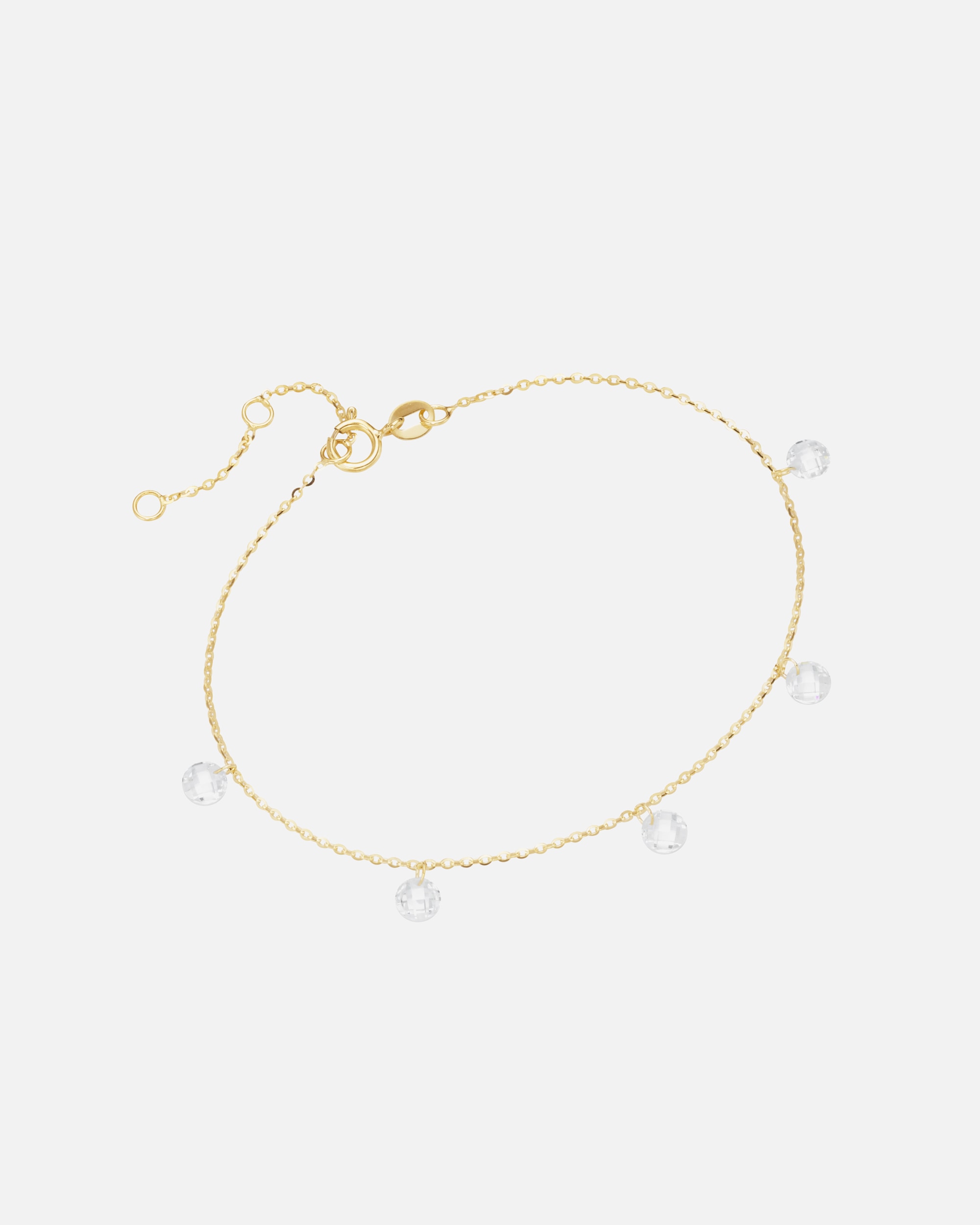 Armband für Weiblich Luigi Merano Armband mit Zirkonia Steinen, Gold 375 19 cm