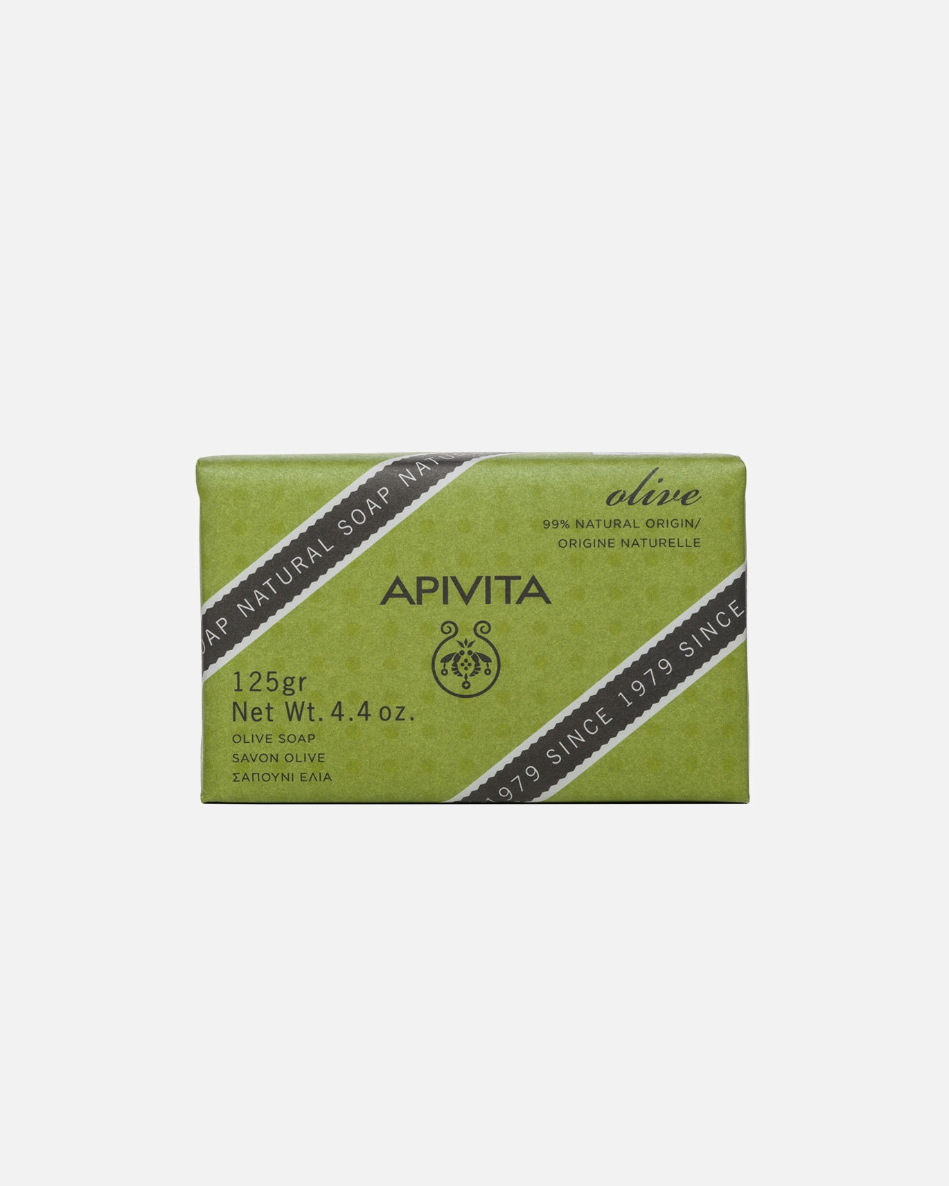 Handseife für Unisex Apivita JABÓN NATURAL con oliva 125 gr