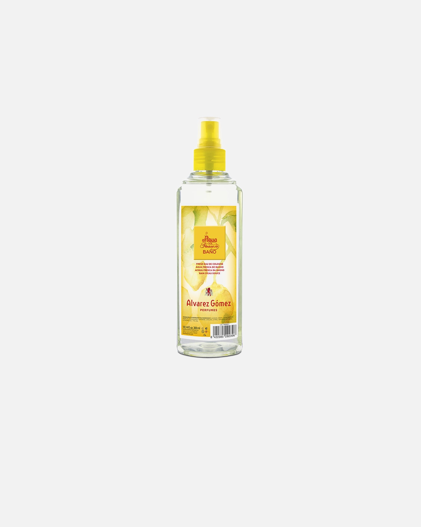 Eau de Cologne für Unisex Alvarez Gomez EAU DE COLOGNE Original Süßwasserspray 300 ml