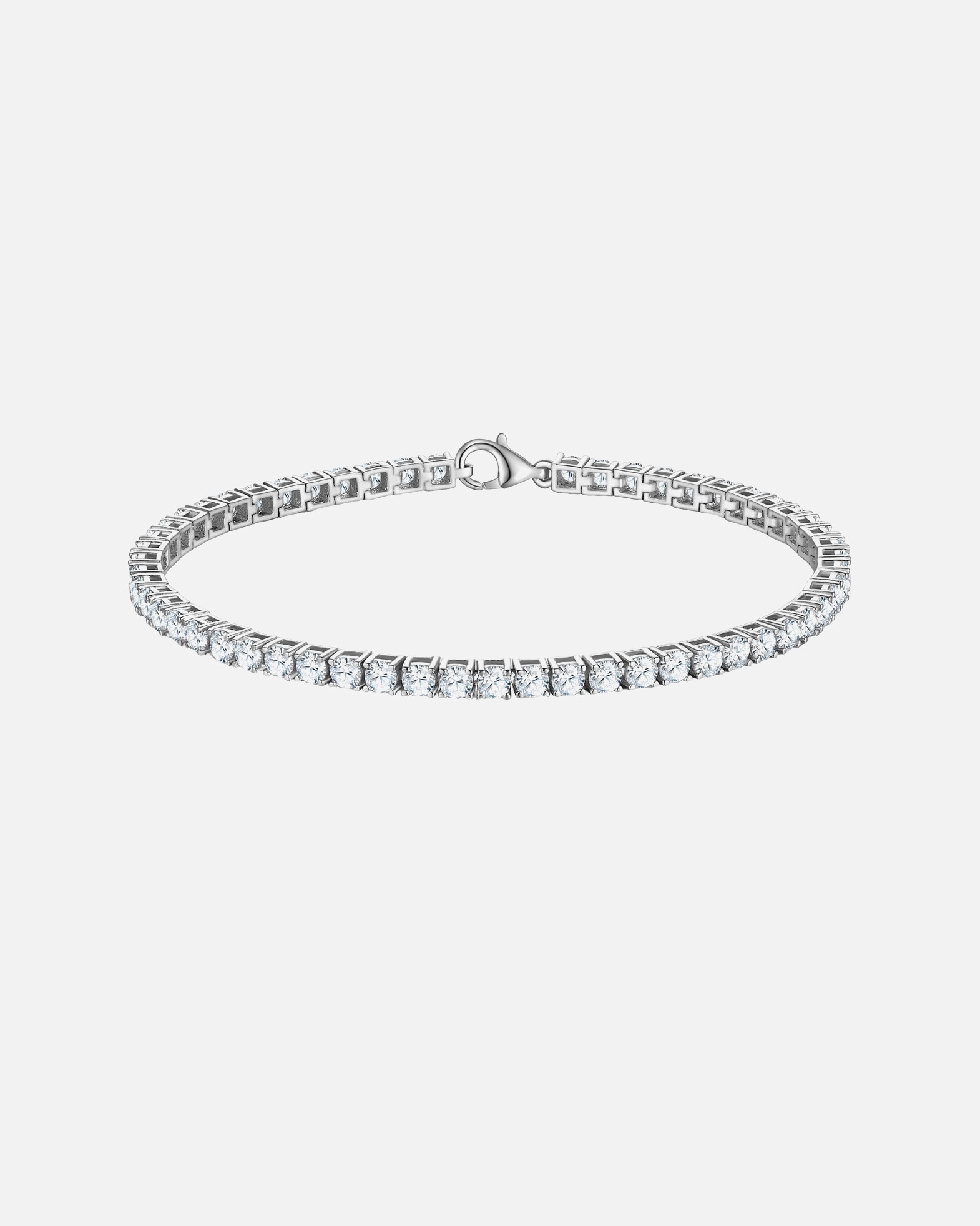Armband für Weiblich Trilani Armband Sterling Silber Zirkonia weiß 17 cm