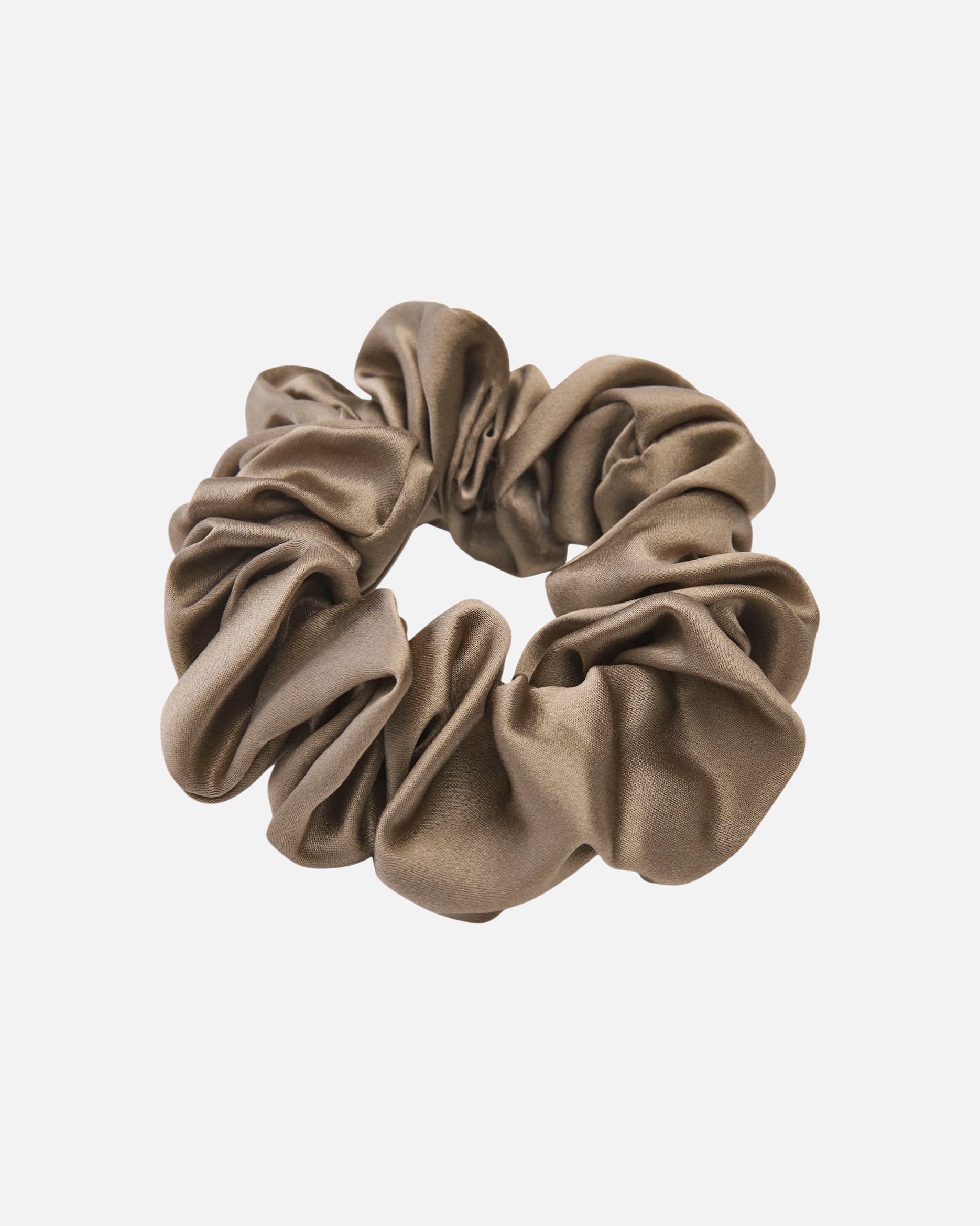 Haargummi für Weiblich Lenoites Haarband 'Mulberry Silk Scrunchie' brown