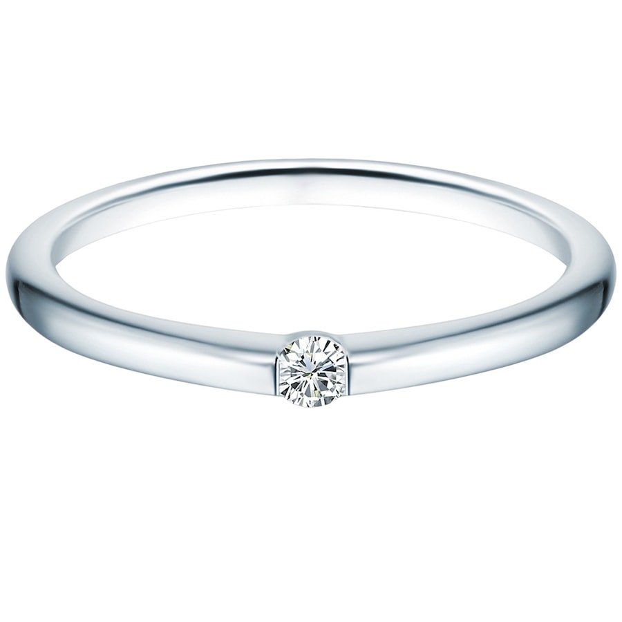 Trilani Ring aus Sterling Silber in silber mit Zirkonia 48 Damen